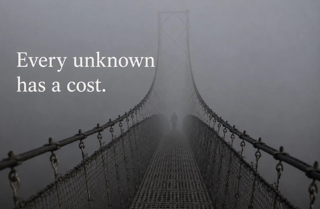 Every Unknown Has a Cost