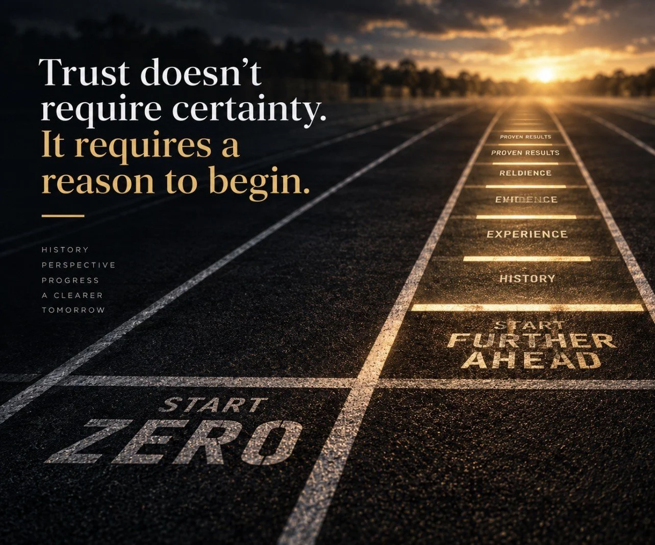Trust Doesn't Require Certainty
