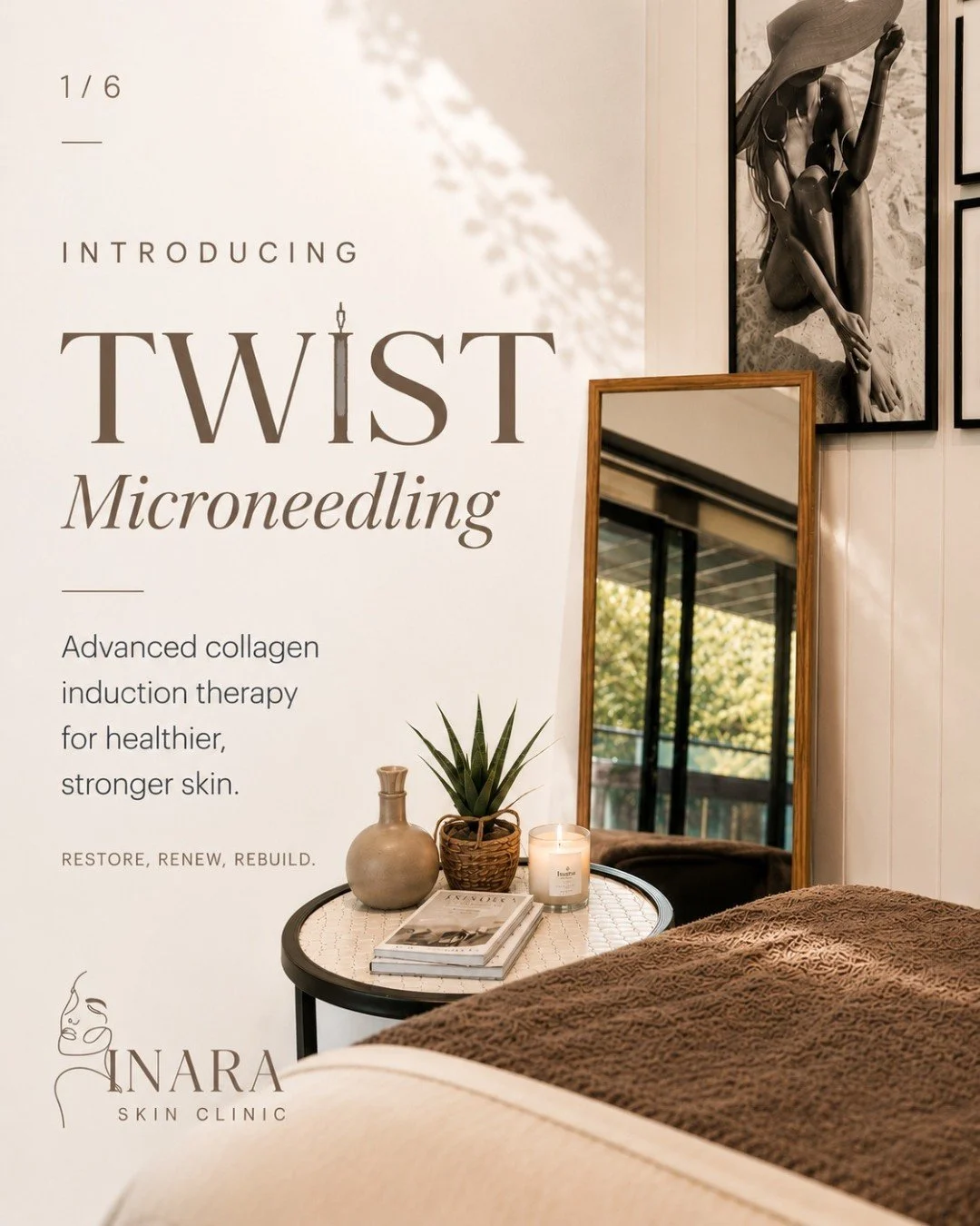 Beautiful skin isn't created overnight.
It's built through consistency, science and personalised care.

TWIST Microneedling works by activating your skin's own regenerative processes&mdash;stimulating collagen, strengthening the skin structure and re