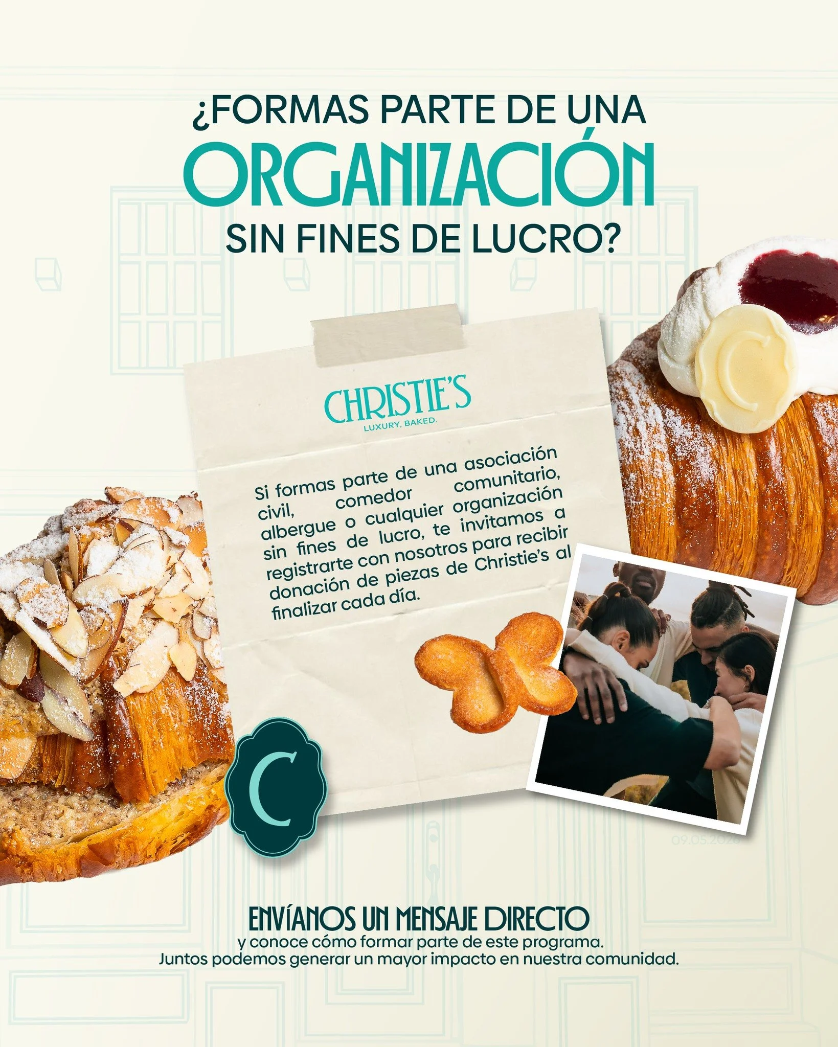 &iquest;Formas parte de una organizaci&oacute;n sin fines de lucro? &iexcl;Queremos apoyarte!

En christie&rsquo;s la solidaridad no es una opci&oacute;n sino un deber. Ofrecemos ayuda a quien m&aacute;s lo necesita porque creemos que el cambio se co