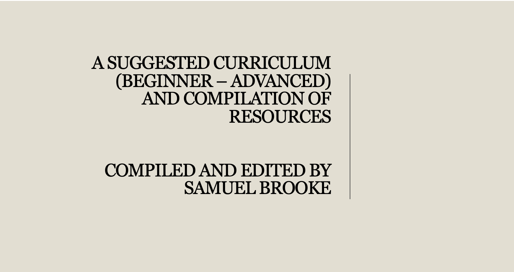 Suggested Percussion Cirriculum