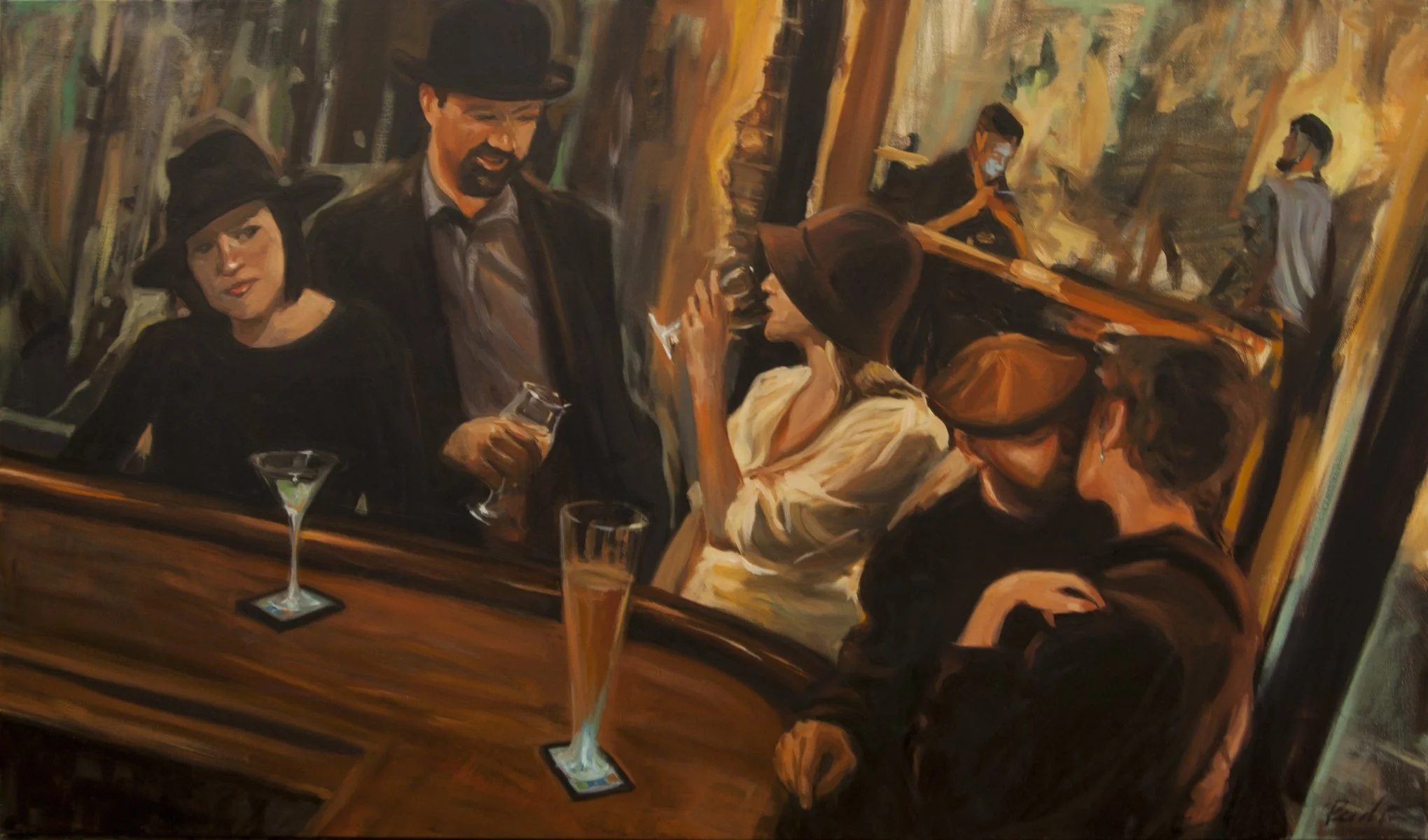 "Connections", oil on linen
$2200 Sold