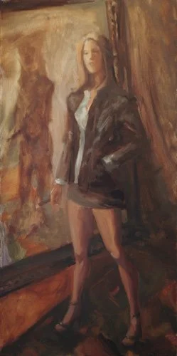 "Confidence", oil on linen,
$600 Sold
Collection of Ira Goldstein, Jerry's Artarama
