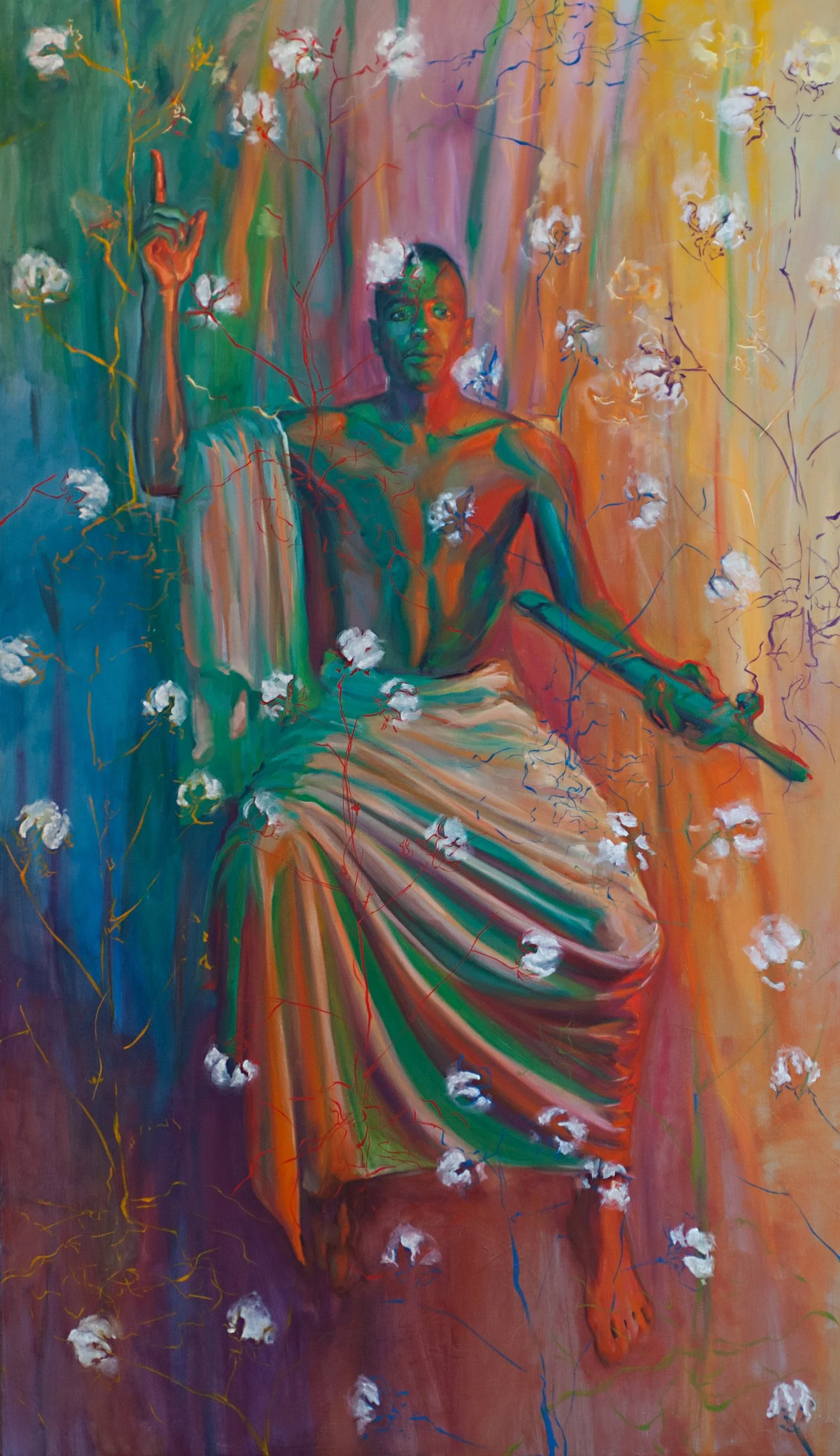 "R+G+B=White", oil on linen
$3300