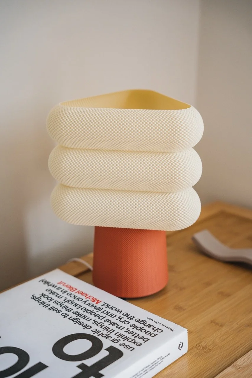 TRIA Lamp — Terracotta