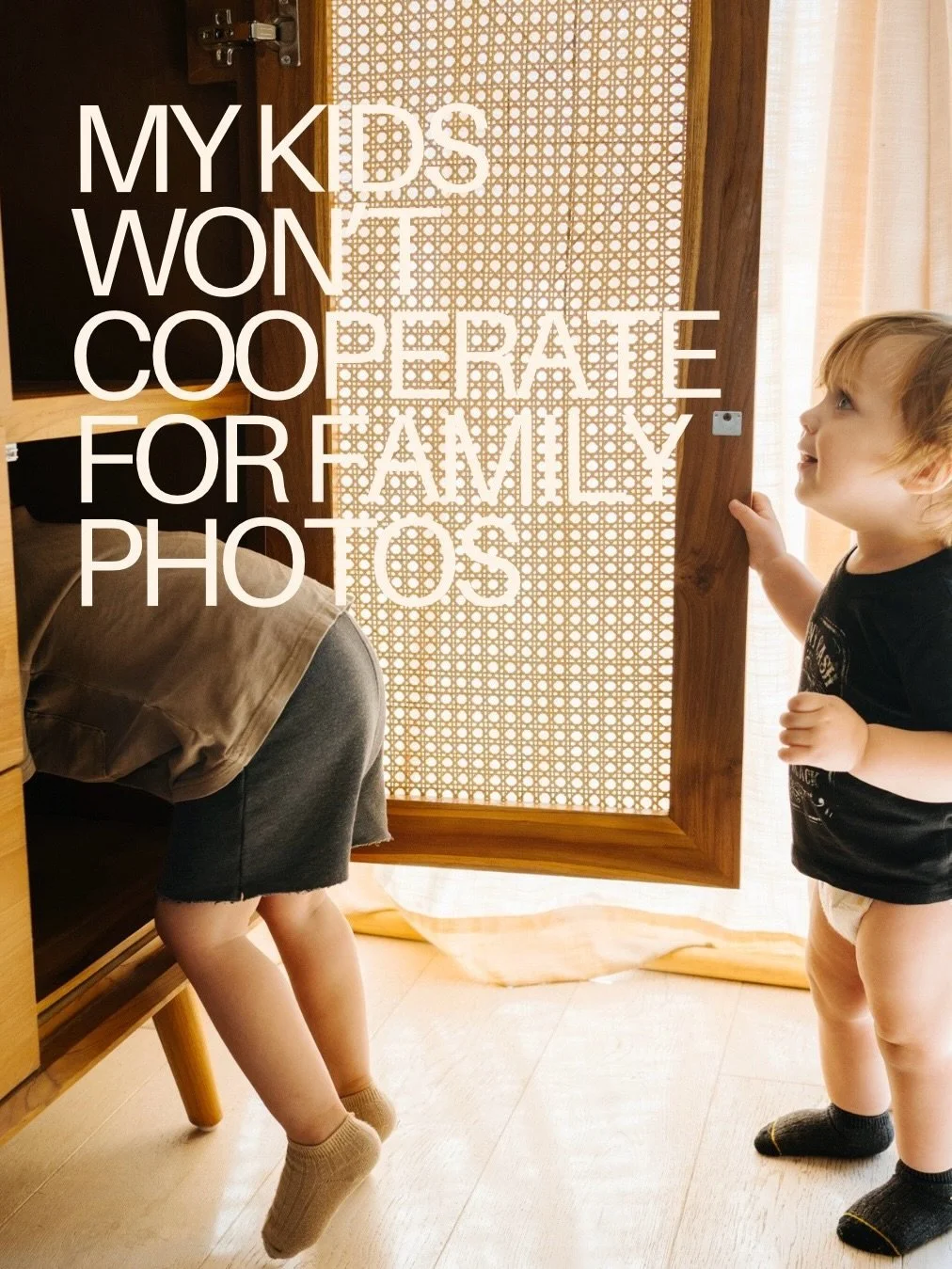 The biggest misconception about family photos is that your kids have to &ldquo;do well.&rdquo;

They don&rsquo;t.

They just have to be kids.

The best images almost never come from perfect behavior&mdash;they come from movement, curiosity, and the m