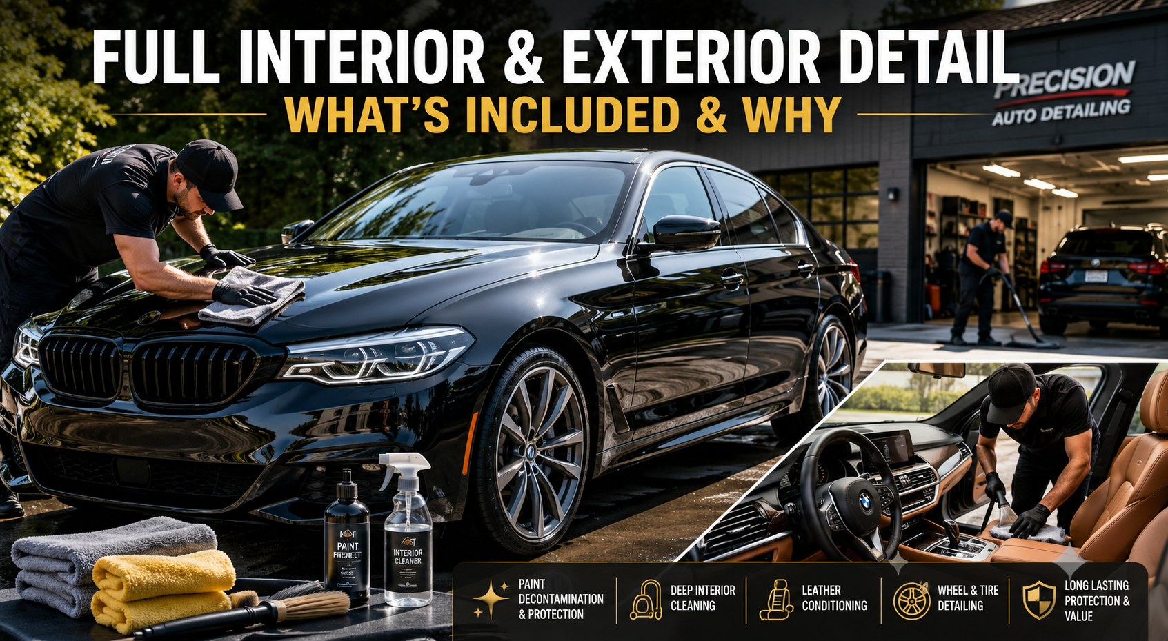 Full Interior and Exterior Detail: What's Included and Why It's Worth It