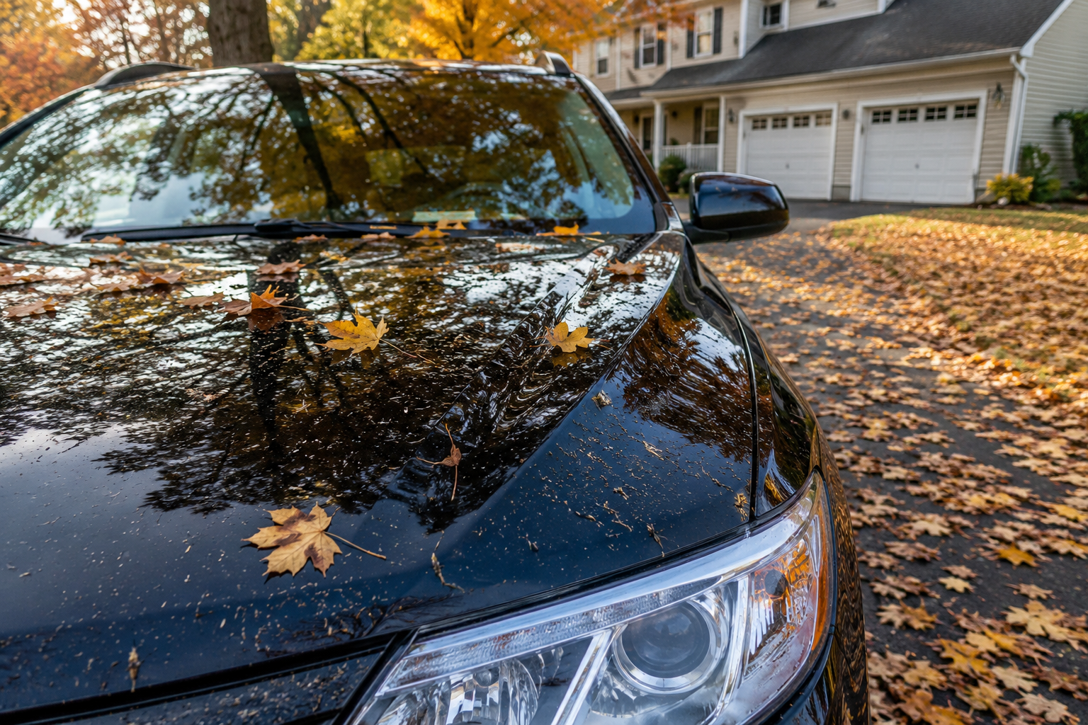 Fall Detailing Tips: Removing Leaves, Tree Sap, and Pollen in NJ