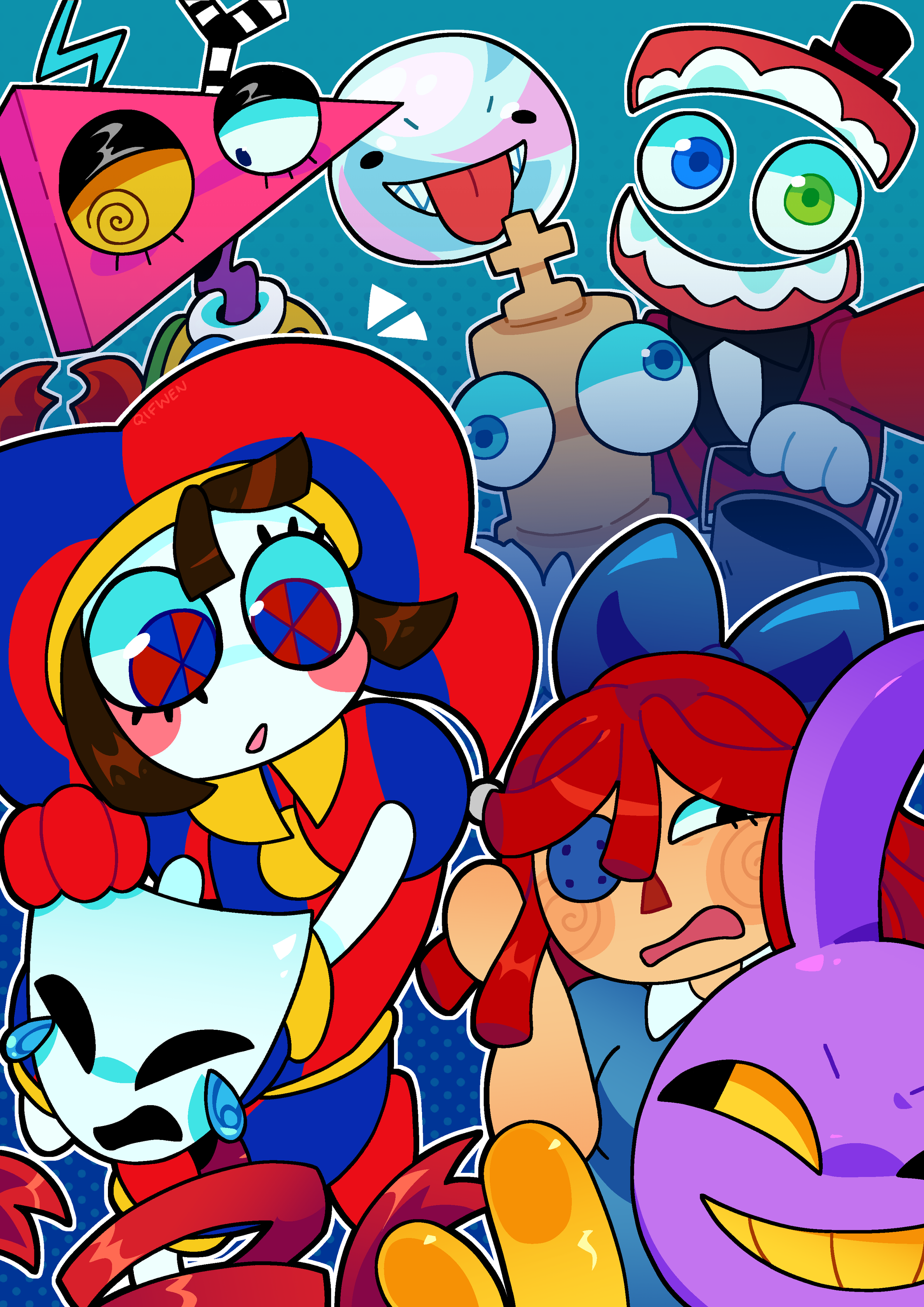 Digital Circus Print