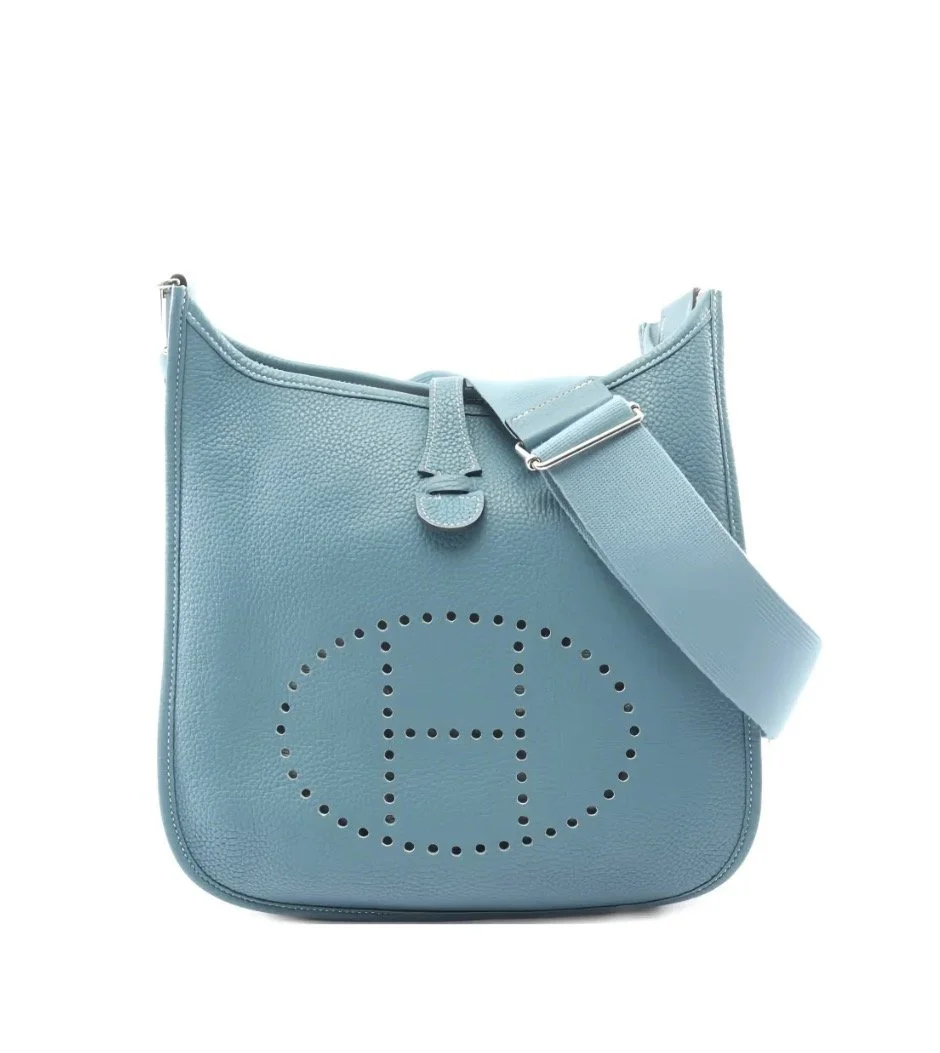 Hermes Evelyne III PM Blue Du Nord Clemence