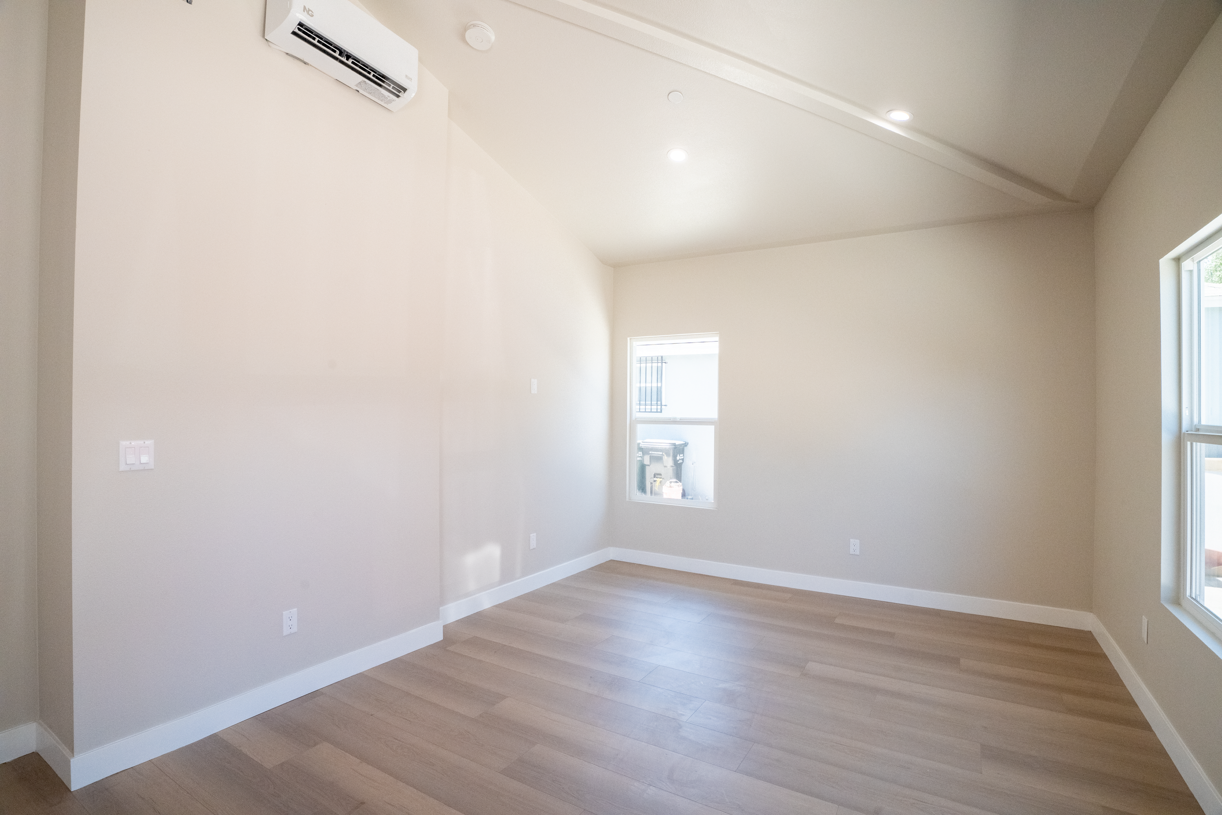 Living are of the model showing ample space. 
