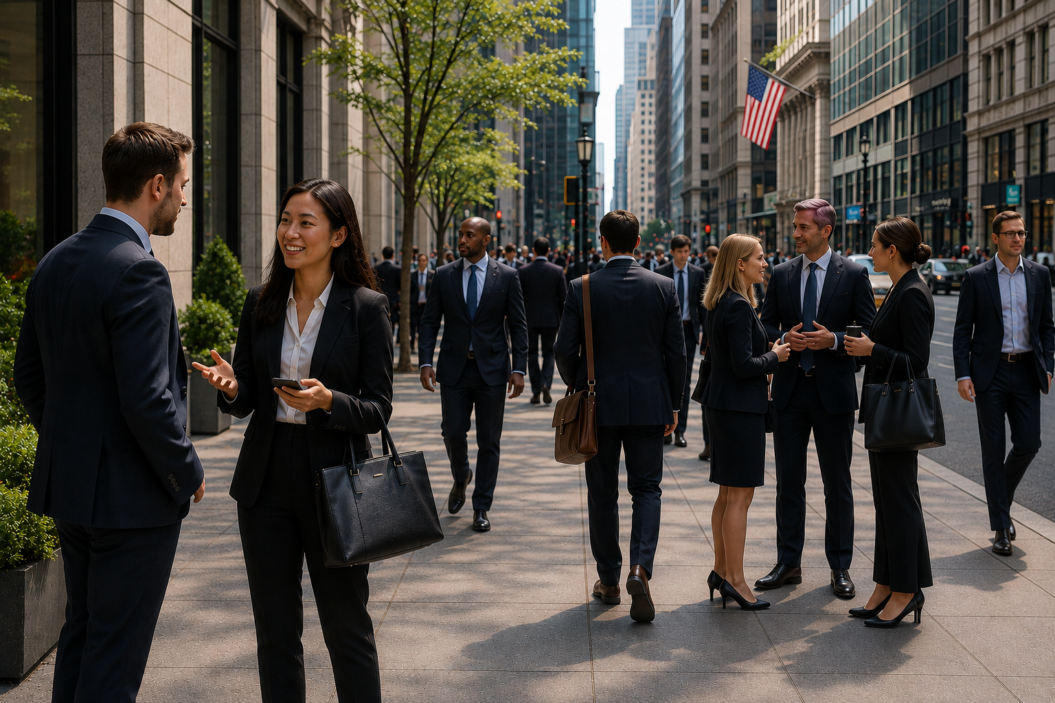 People on the street