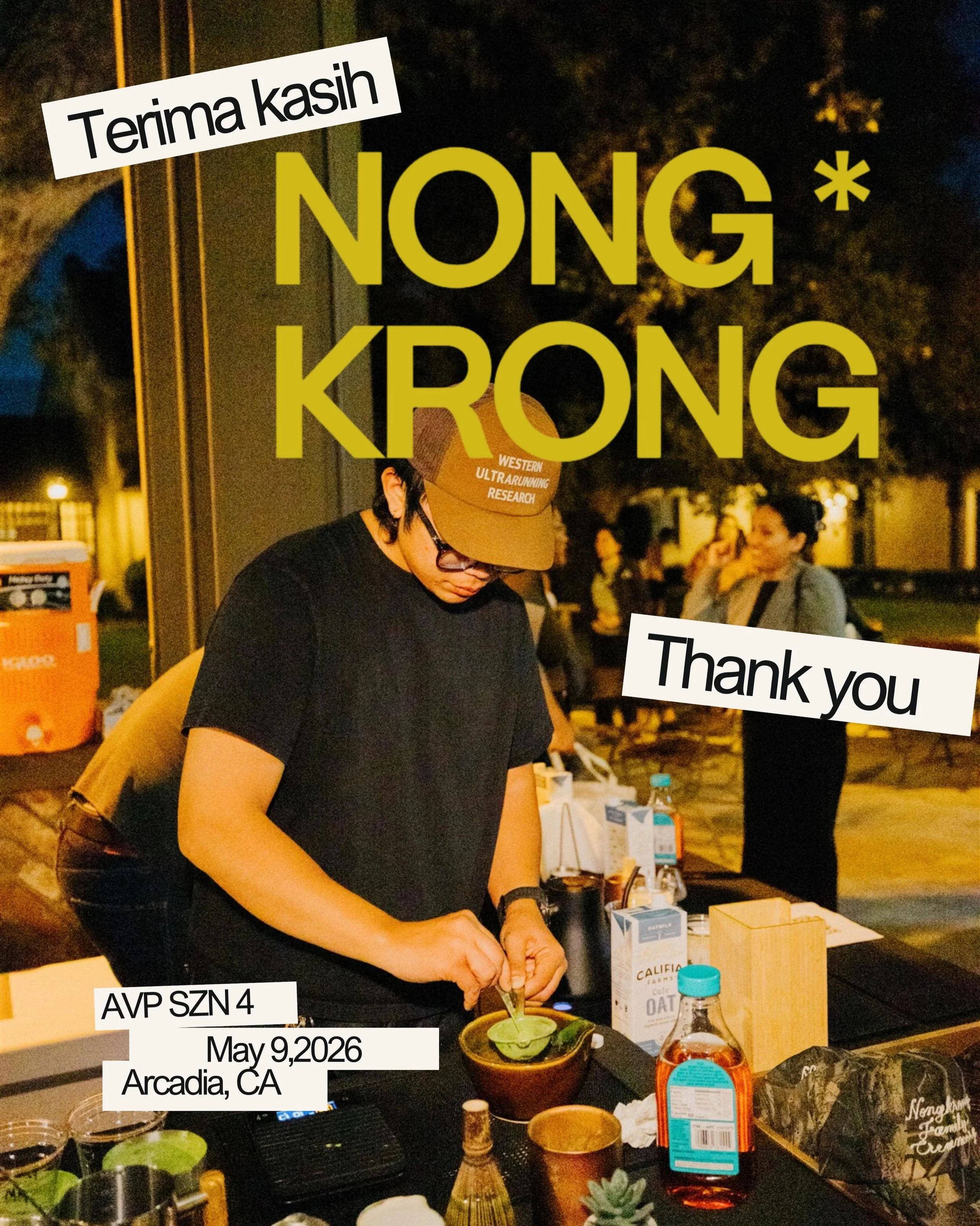 some of our favorite moments from langit happened in the courtyard between songs, with a matcha in hand and conversations flowing 🌿🤍

so grateful to have collaborated with @wearenongkrong for season 4 &mdash; thank you for helping us turn our conce