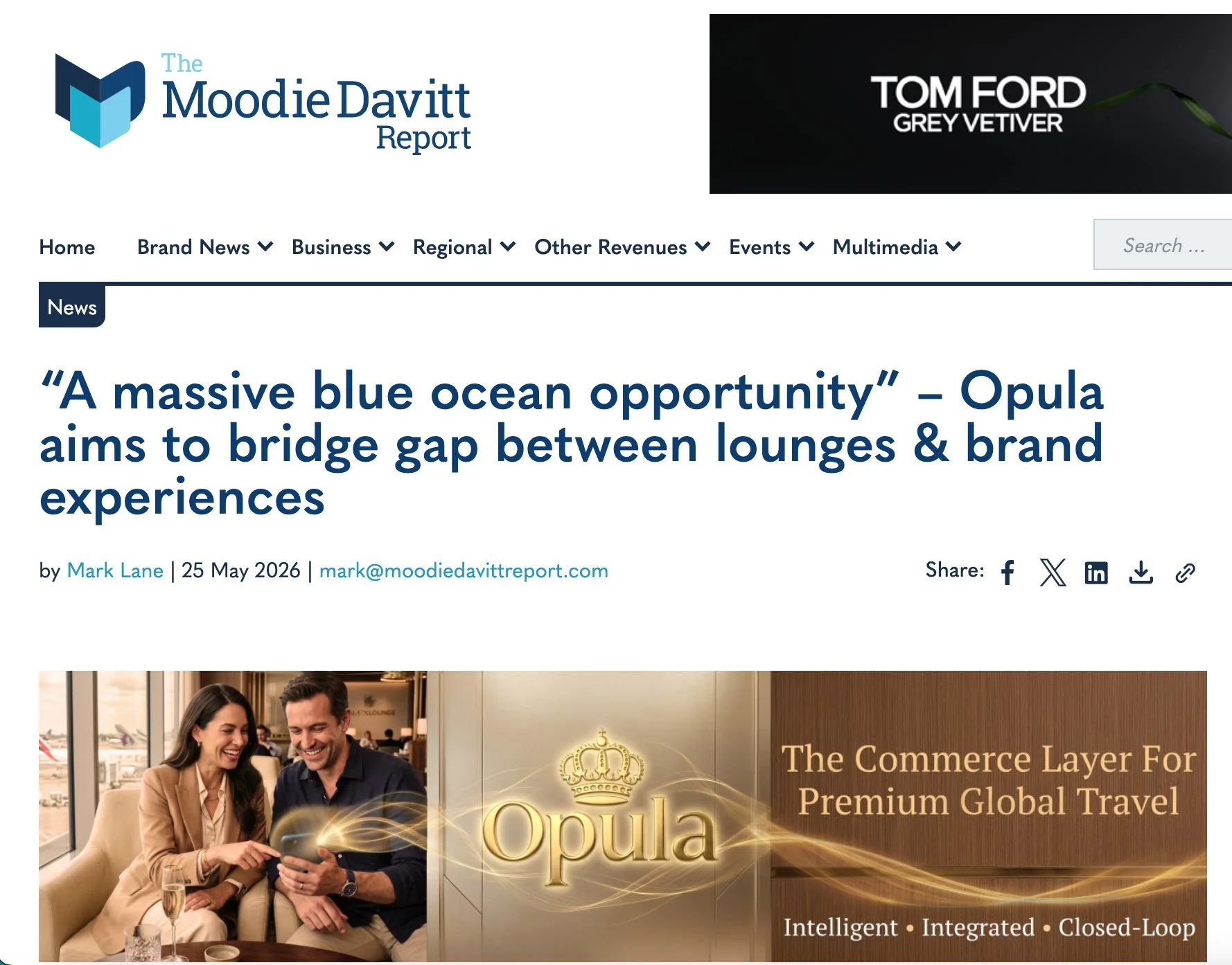 Opula: Travel Retails Newest Innovation “A Massive Blue Ocean Opportunity” 