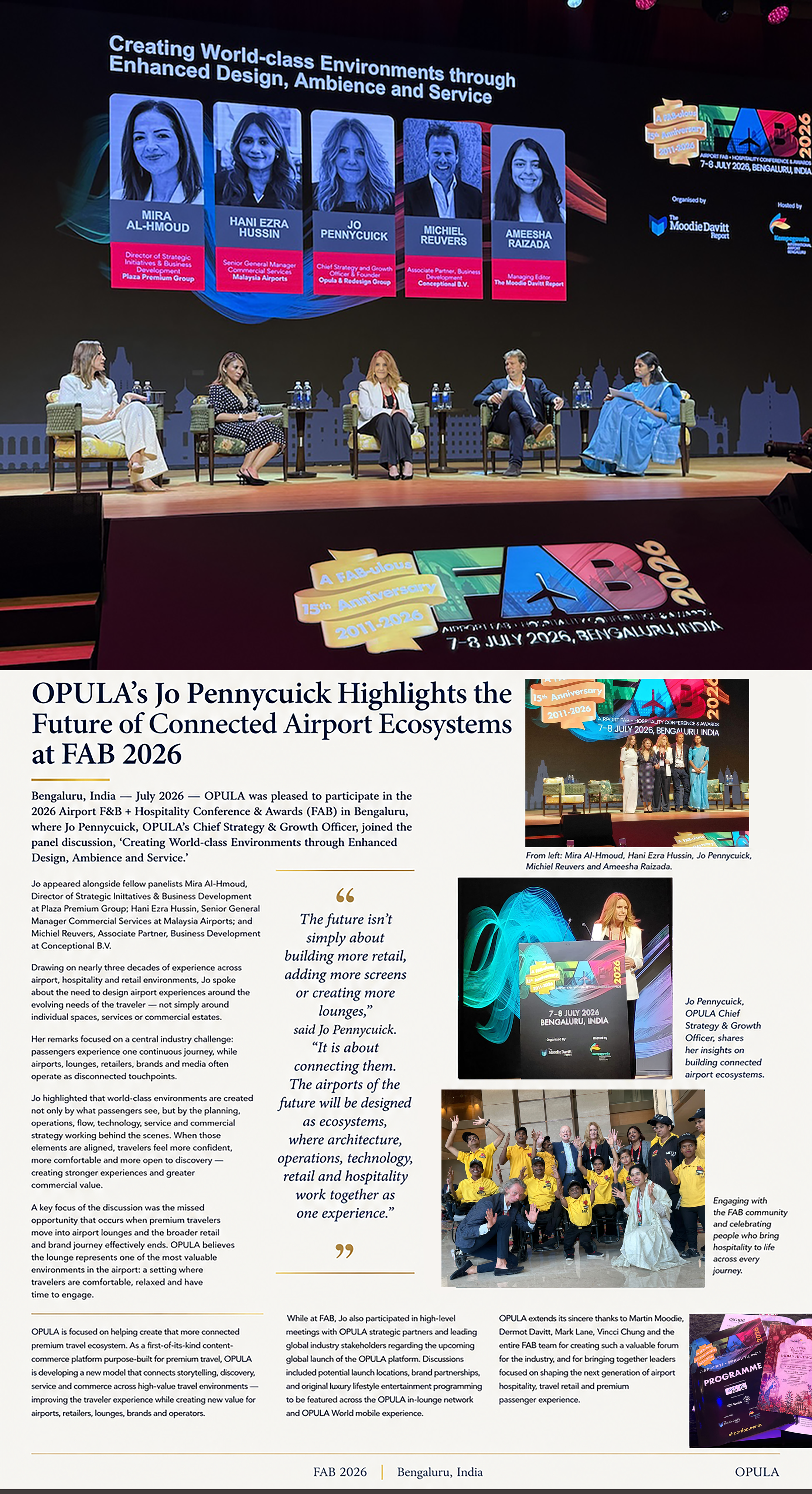OPULA’s Jo Pennycuick Highlights the Future of Connected Airport Ecosystems at FAB 2026