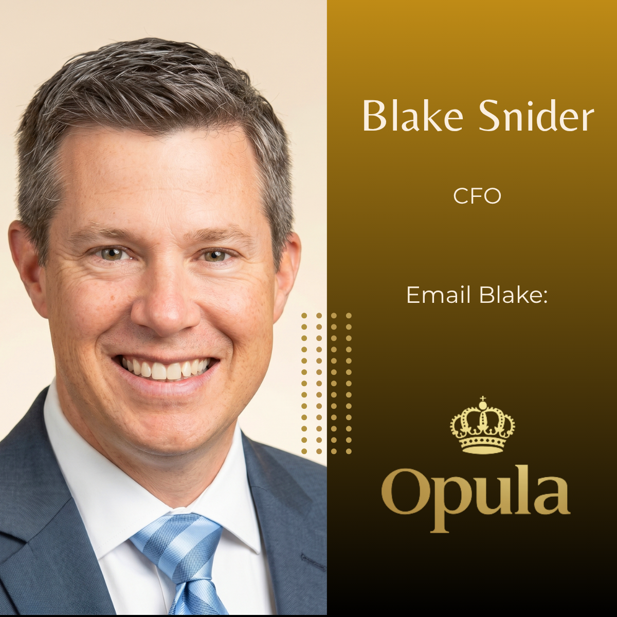 Blake Snider Opula CFO