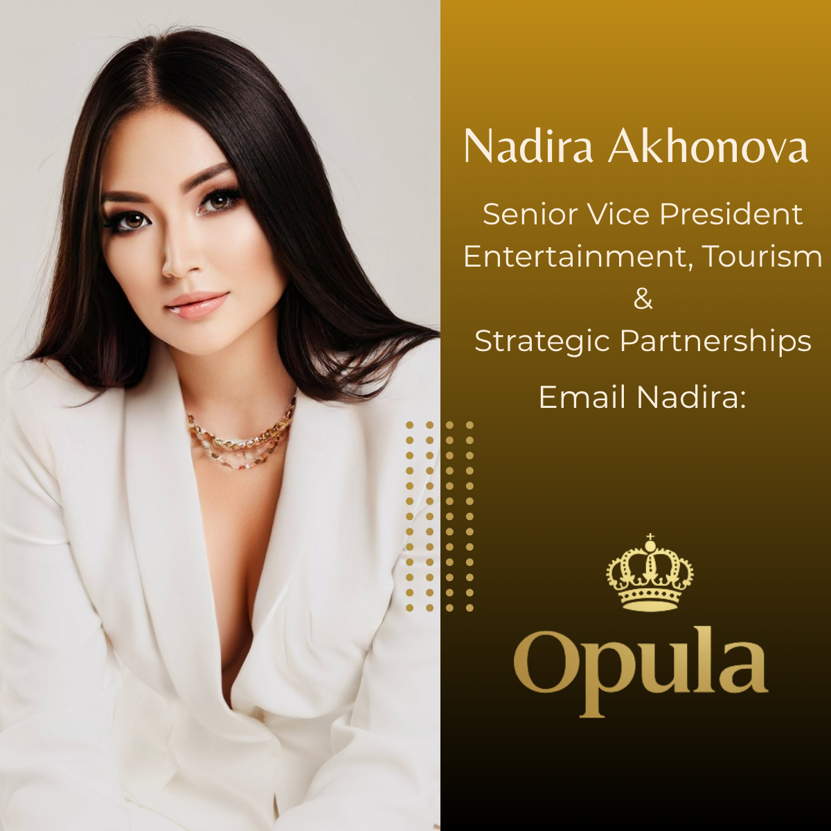 Nadira Akhonova OpulaWorld