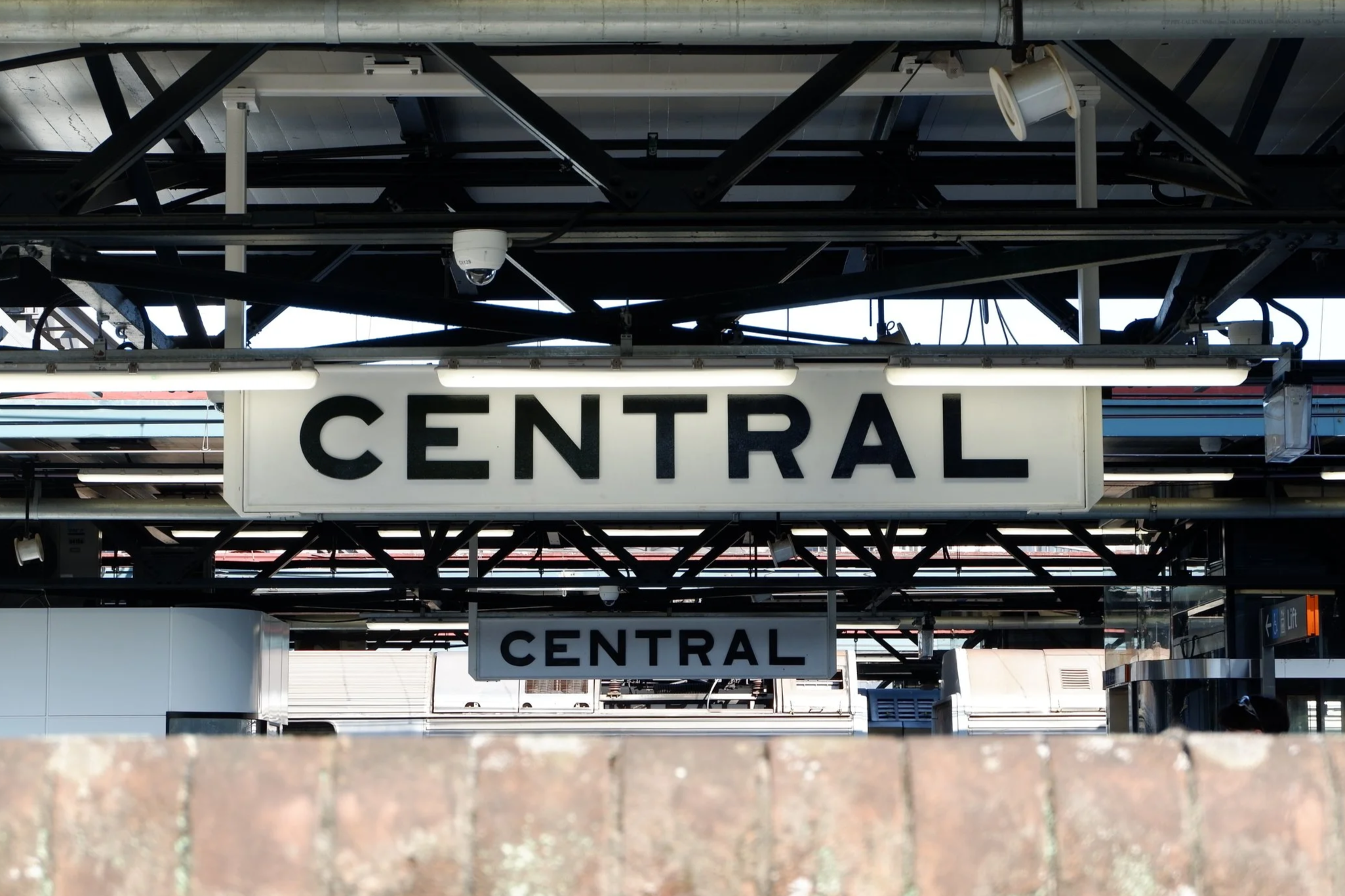 Heritage wayfinding and identification signage at Central Station Sydney, Laing O'Rourke main works package