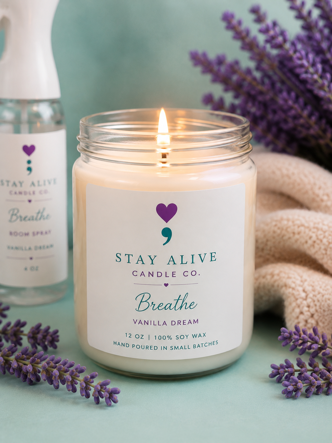 Stay Alive Candle