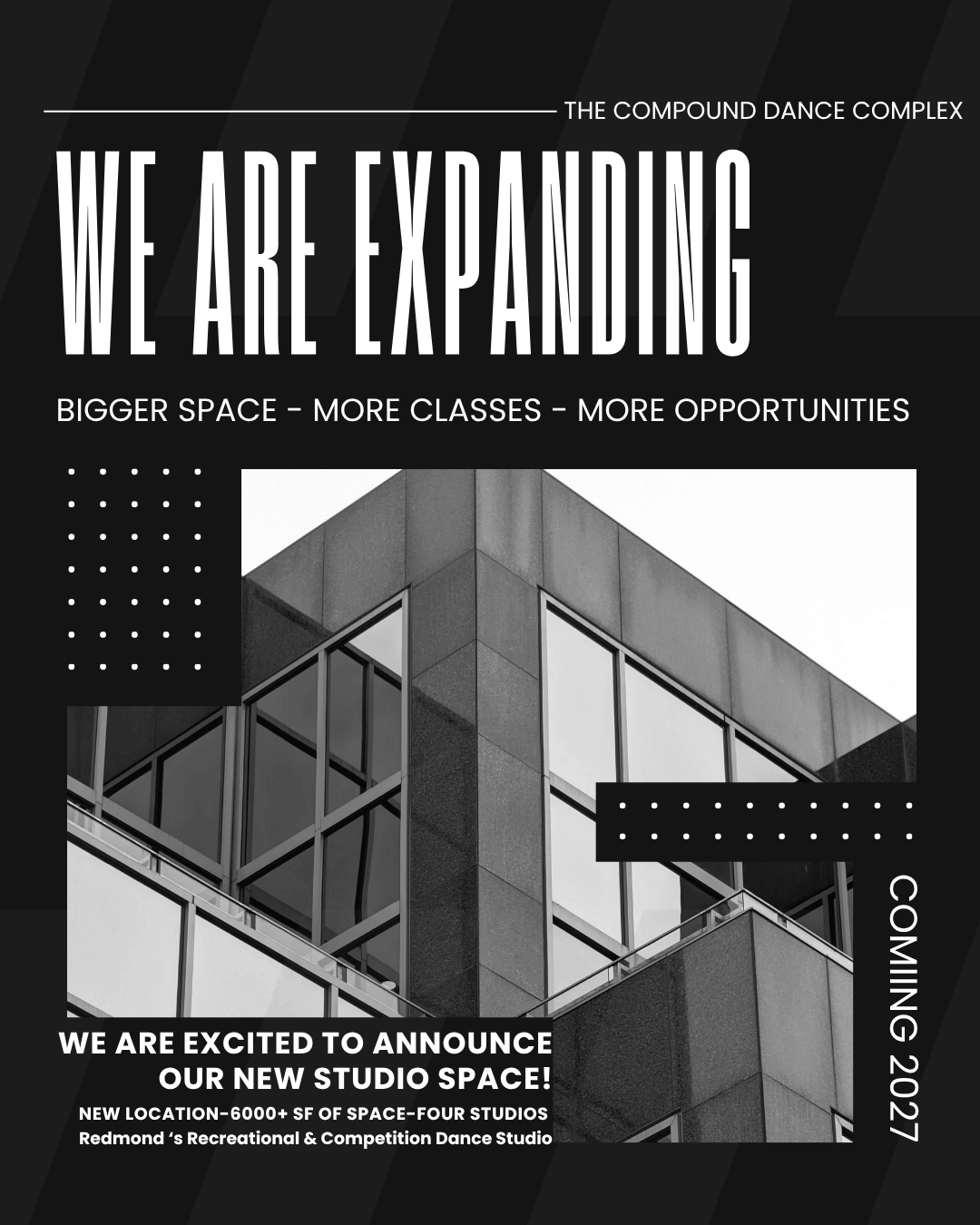 New Dance Studio in Redmond OR
