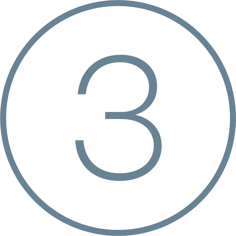 Bunbury Physio - Blue number with a circular outline
