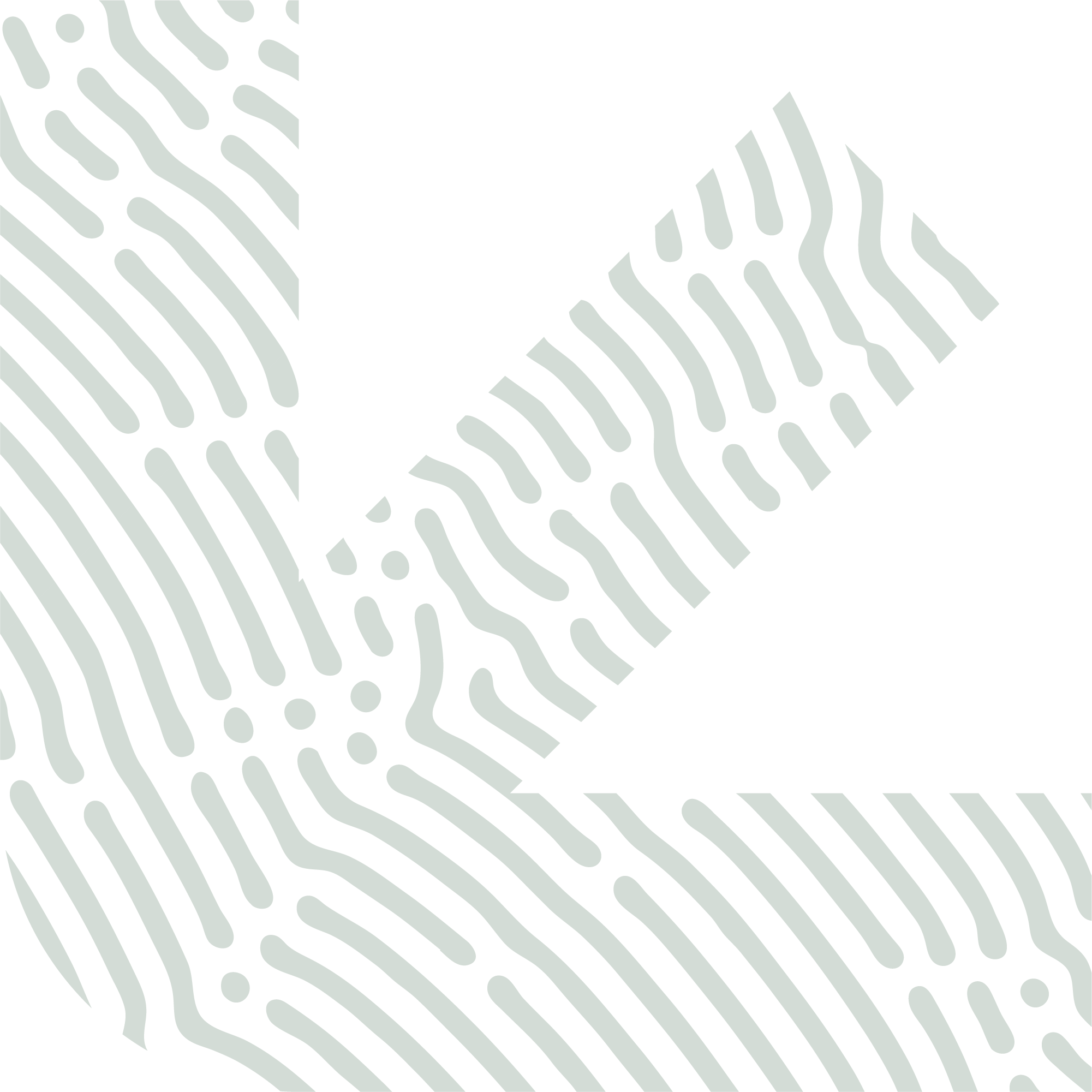 Bunbury Physio - Abstract green fingerprint patterns forming the shape of an arrow.