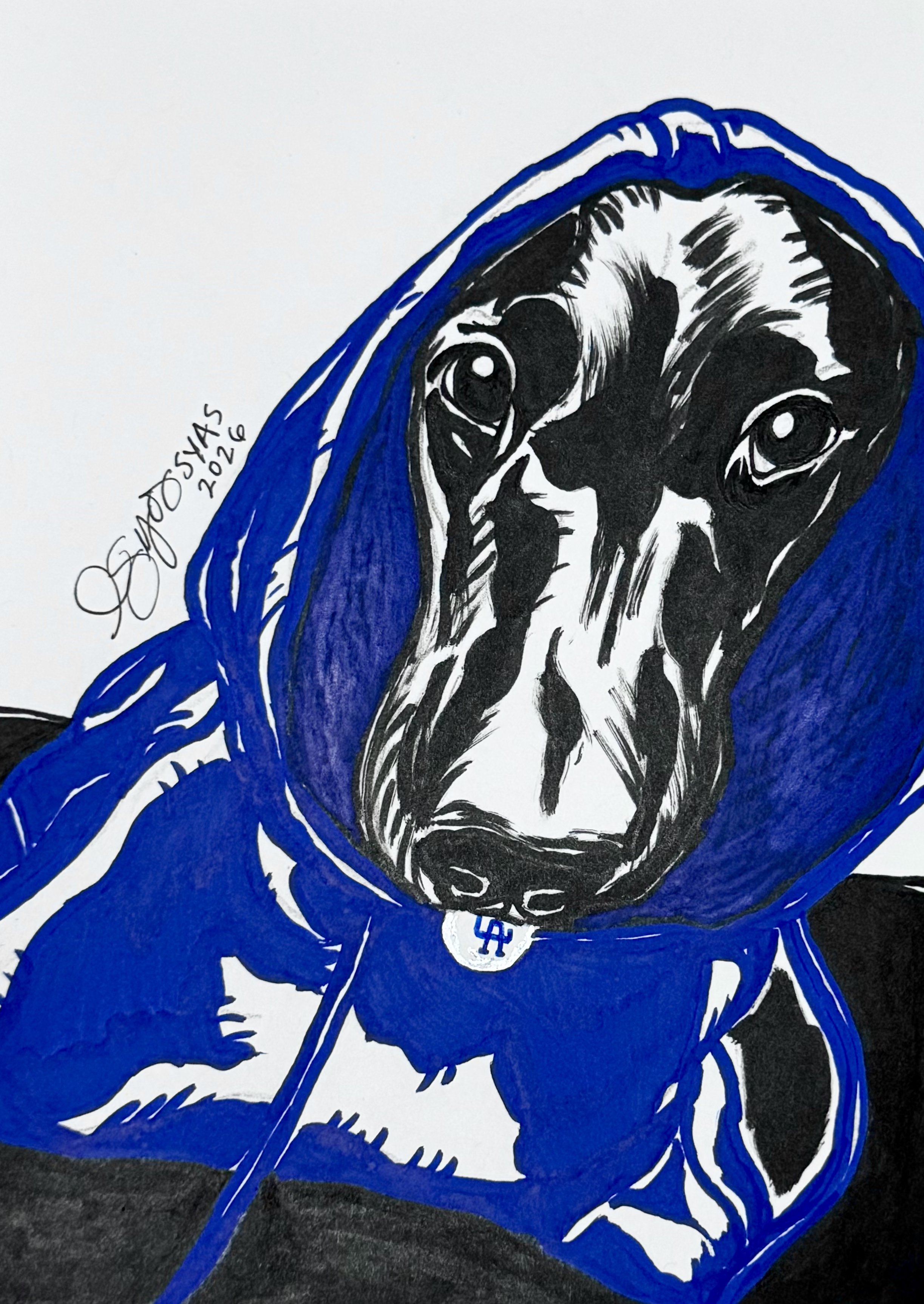 Shady Azula, 2026.
Ink on paper
5 x 7 inches