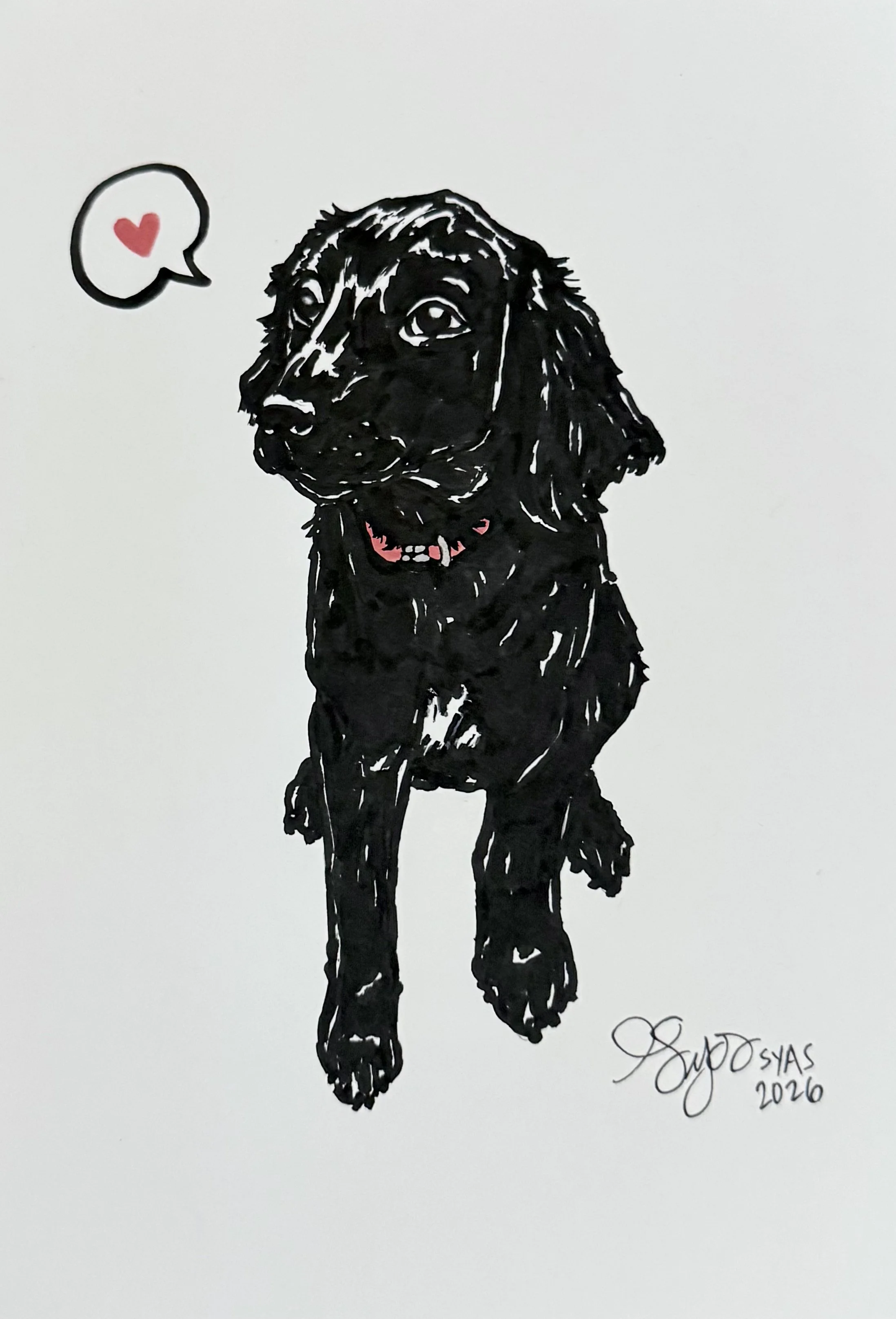 Baby Azula, 2026.
Ink on paper
5 x 7 inches