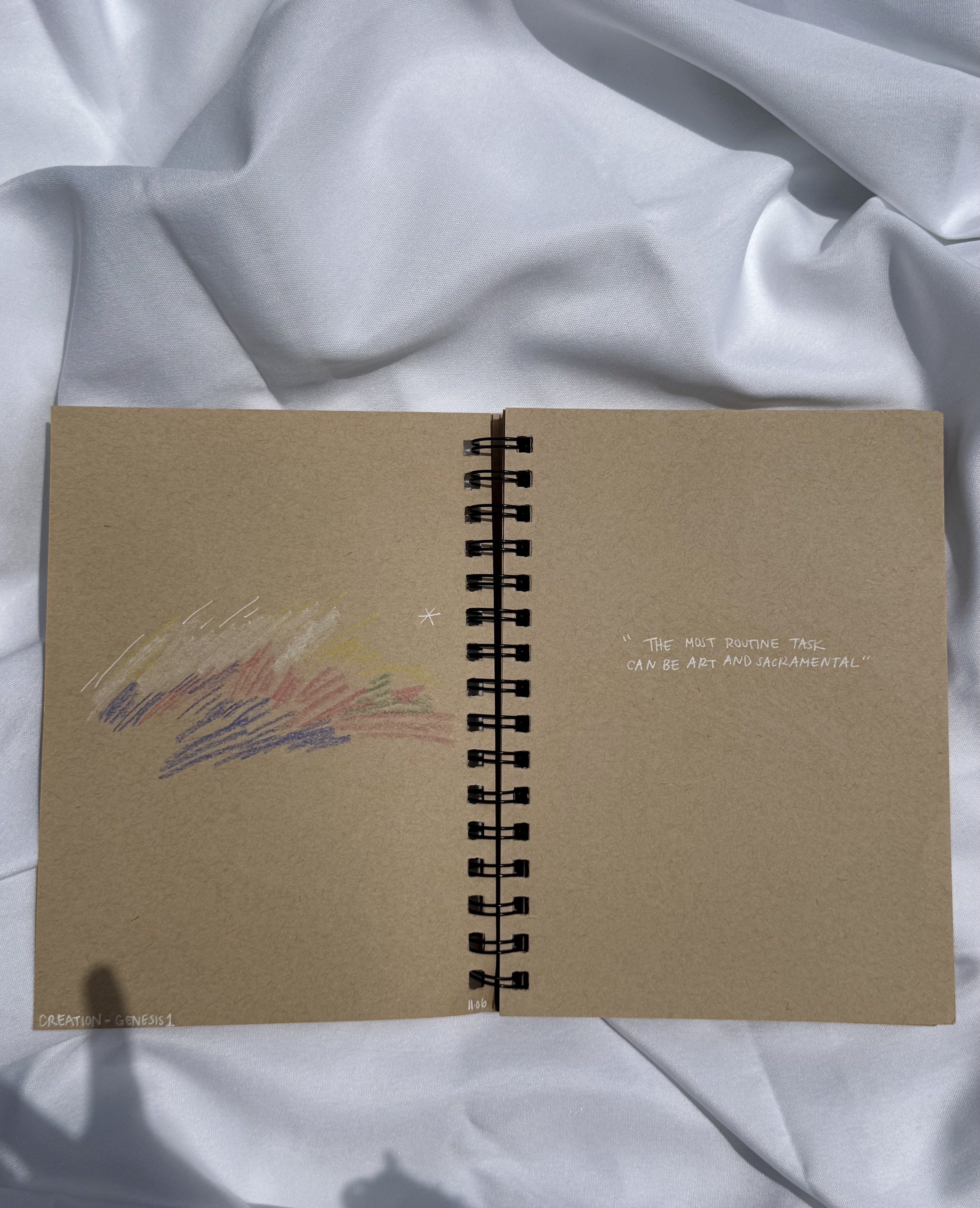 2019 
Pen and crayon