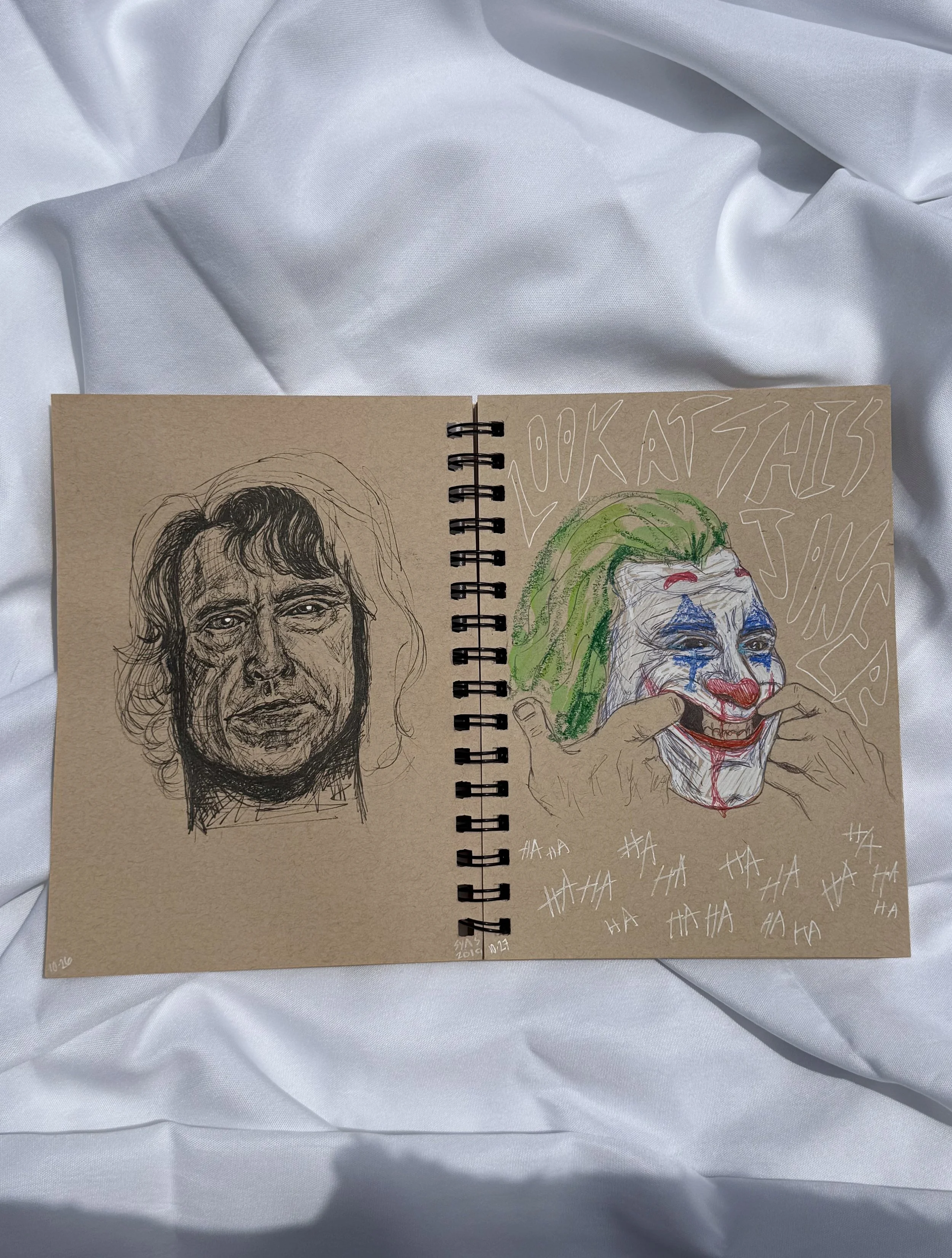 2019 
Pen, acrylic marker, & oil pastel