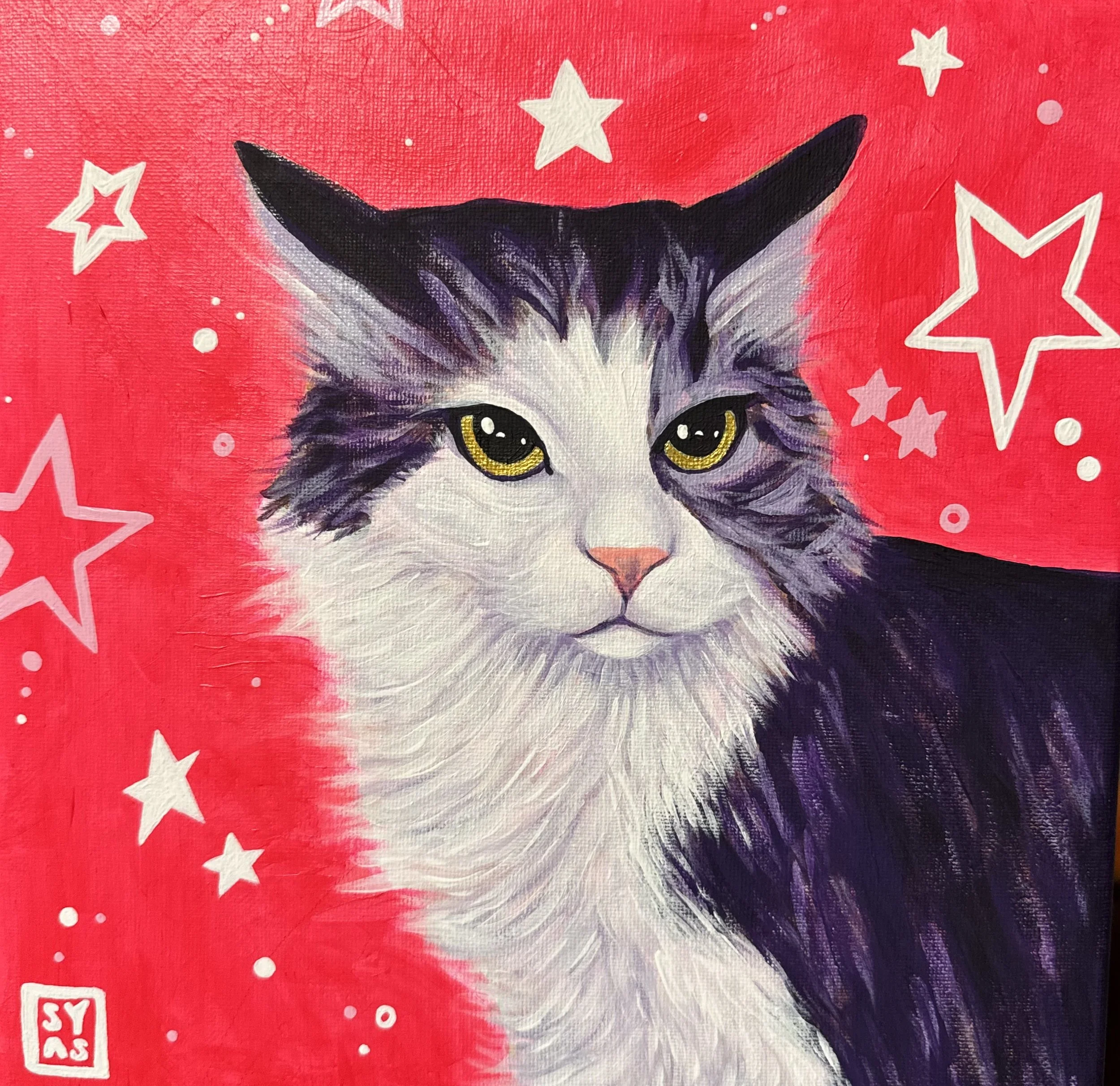 Linguini, 2024
Acrylic on canvas
10 x 10 inches