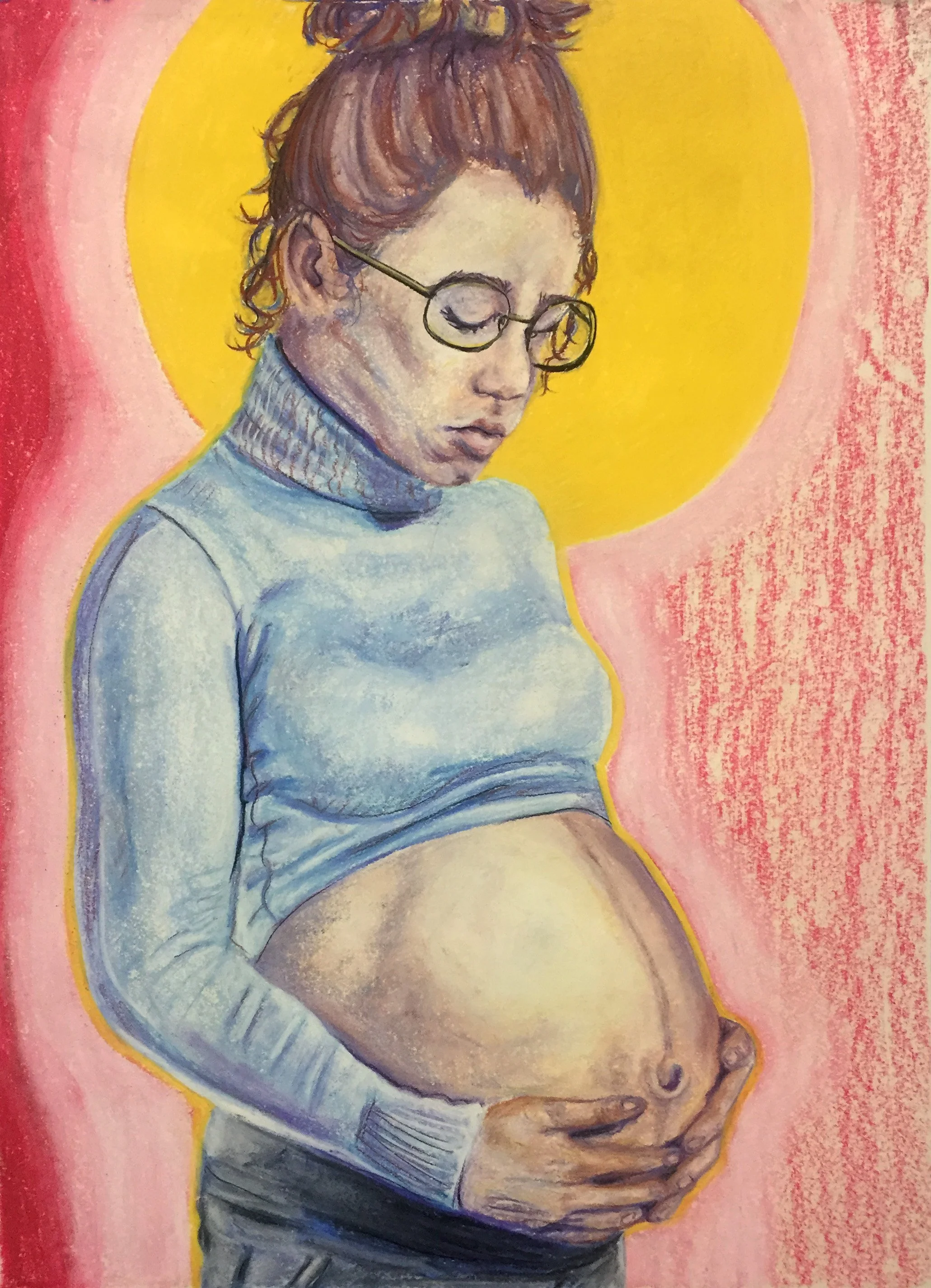 Family Grows Love Grows 02, 2019.
Chalk pastel on paper
18 x 24 inches