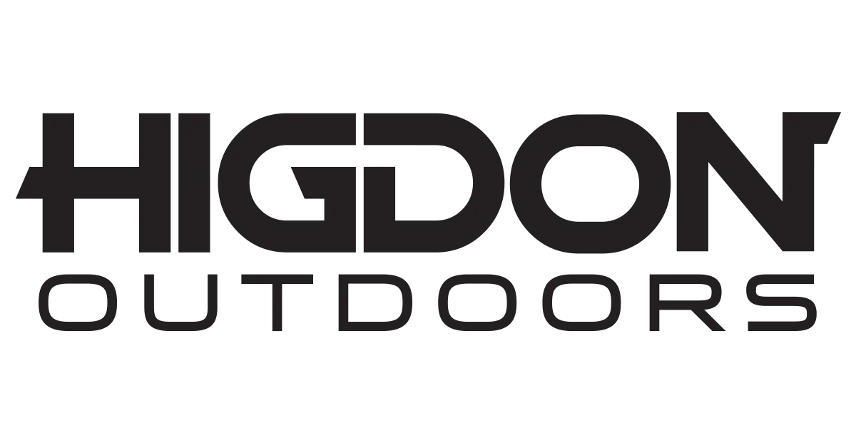 Higdon Outdoors logo in black text.