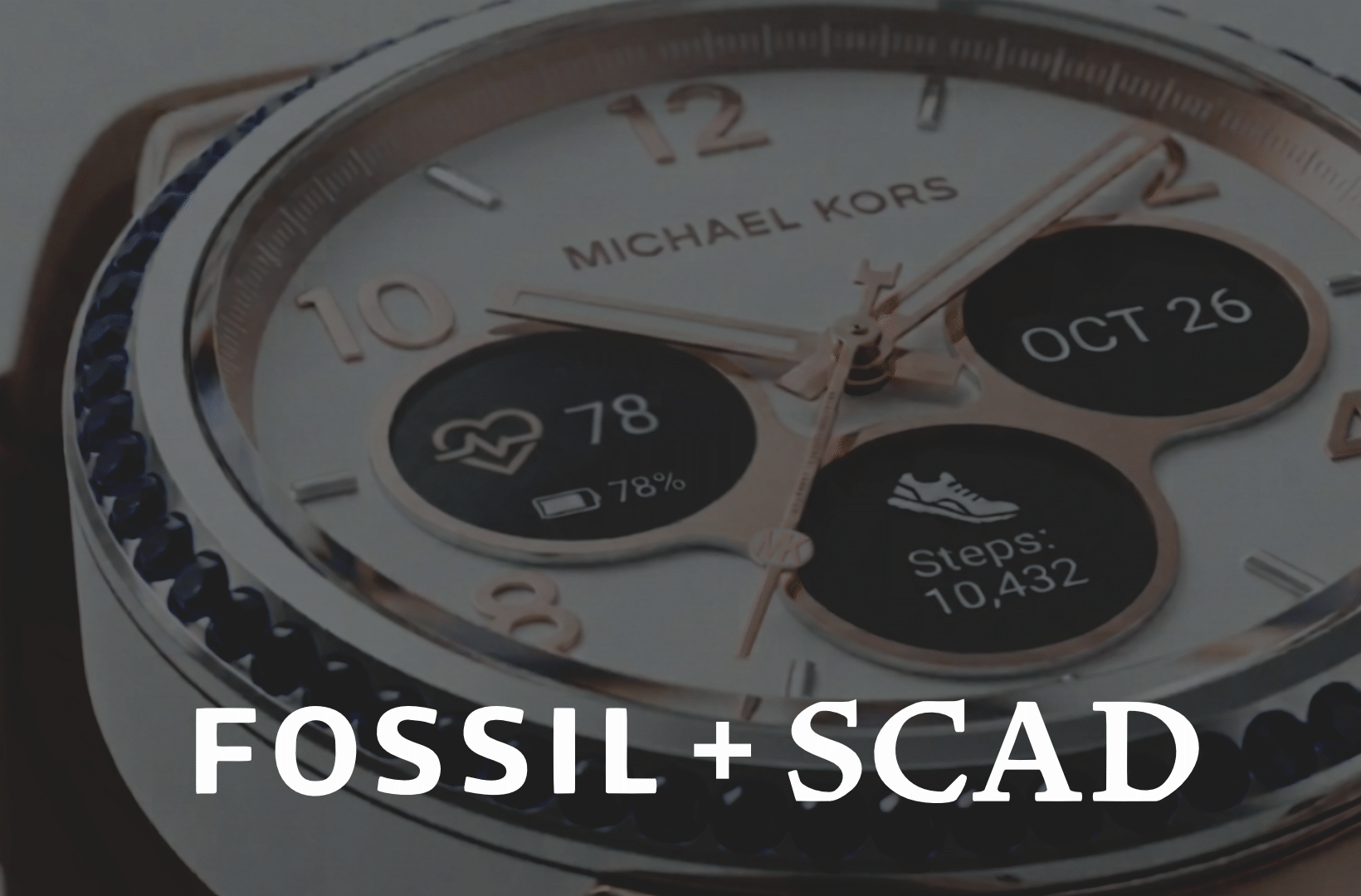 MK Fossil + SCAD smartwatches
