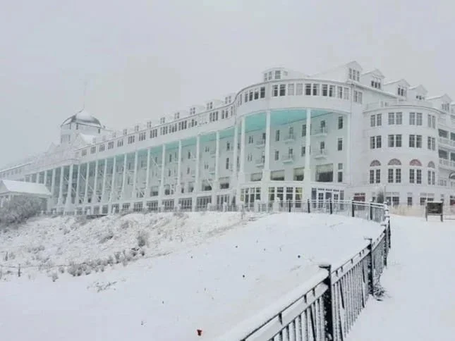 The Grand Hotel in winter