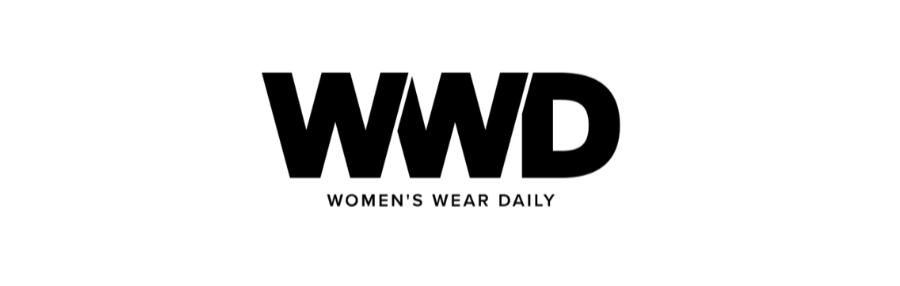 Logo for Women's Wear Daily with the abbreviation WWD in bold black letters and the full name underneath.