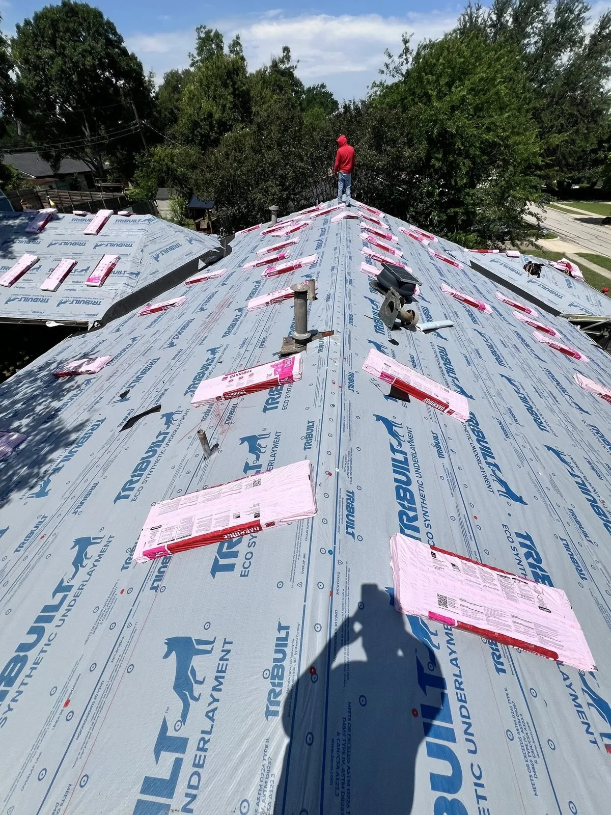 Farmers Branch, TX · New underlayment