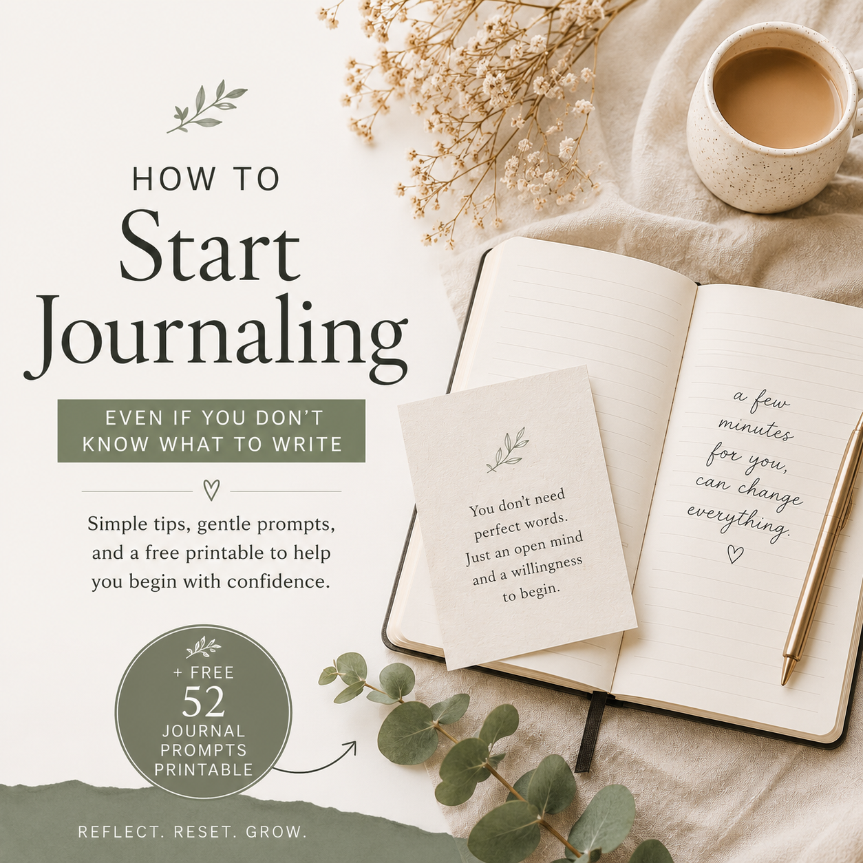 How To Start Journaling (Even If You Don’t Know What To Write)