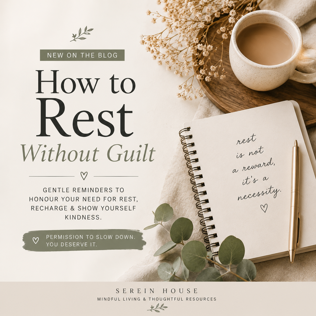 Rest Without Guilt. 
