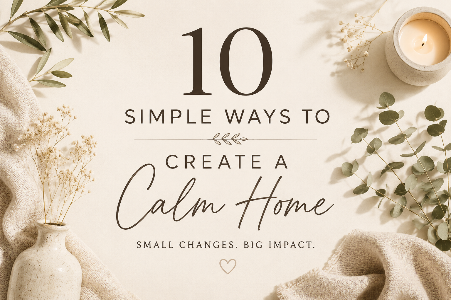 Minimalist blog graphic featuring the title "How to Start Journaling" with neutral botanical illustrations and elegant typography.