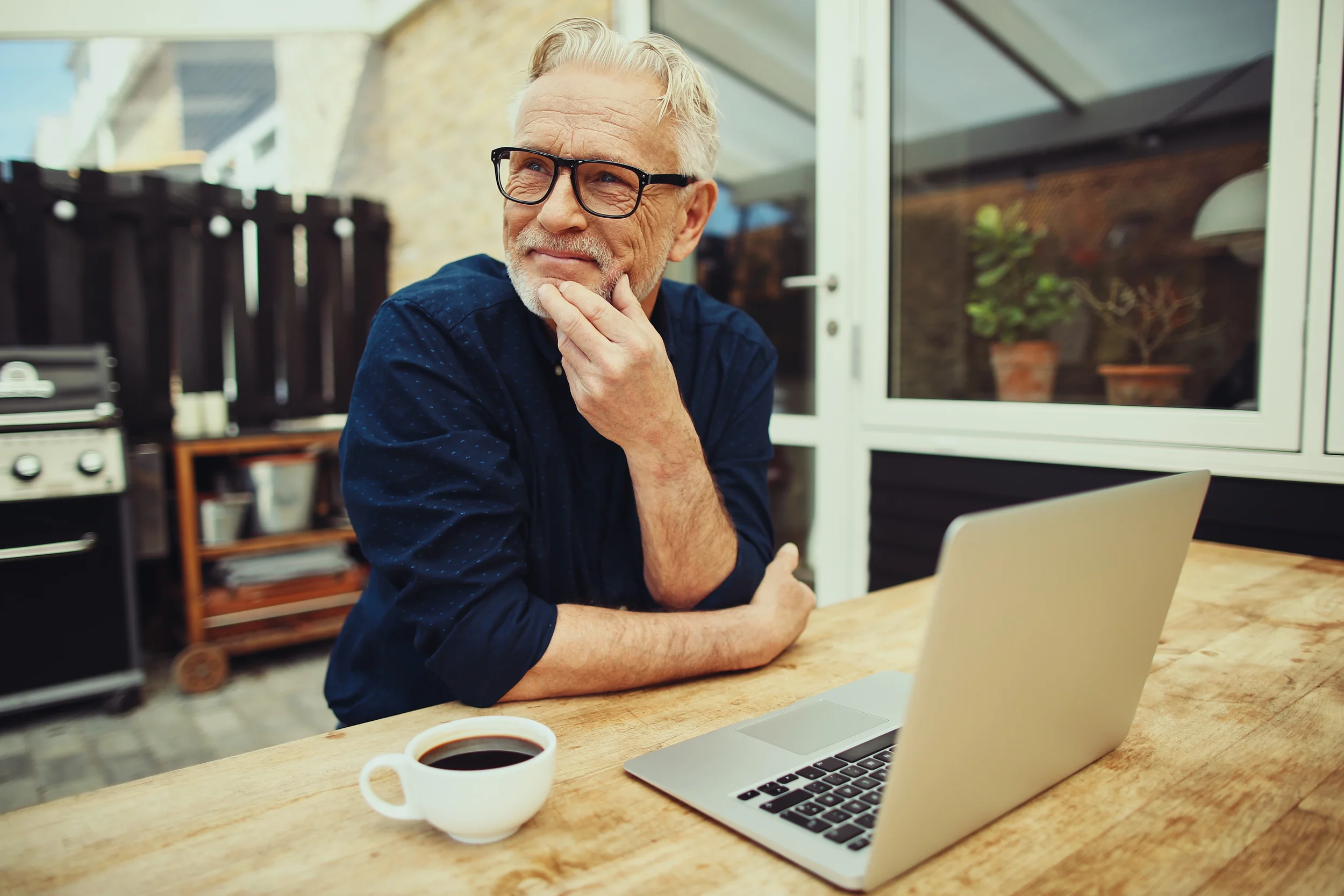 man planning life after seperation