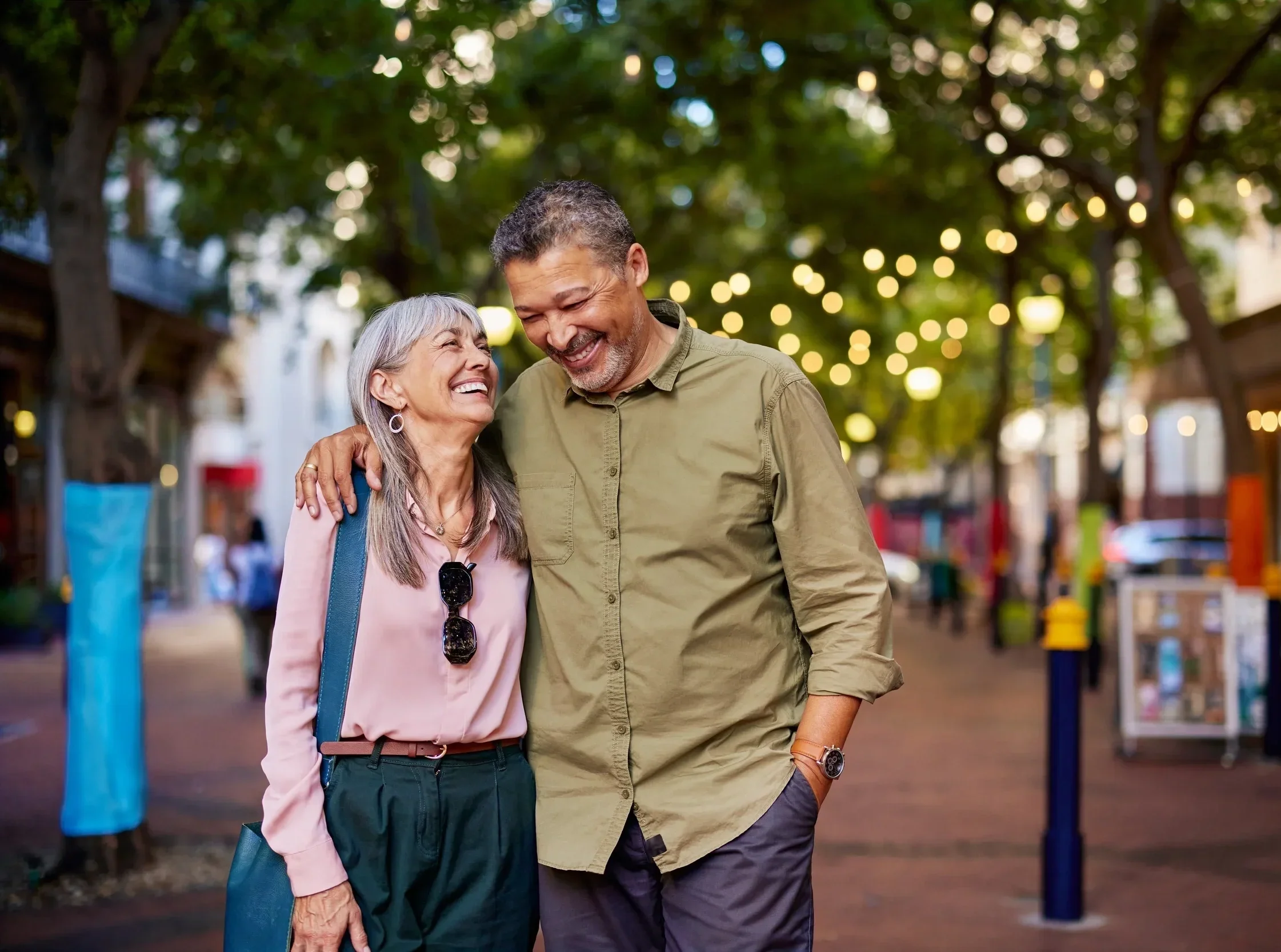 couple happy in retirement