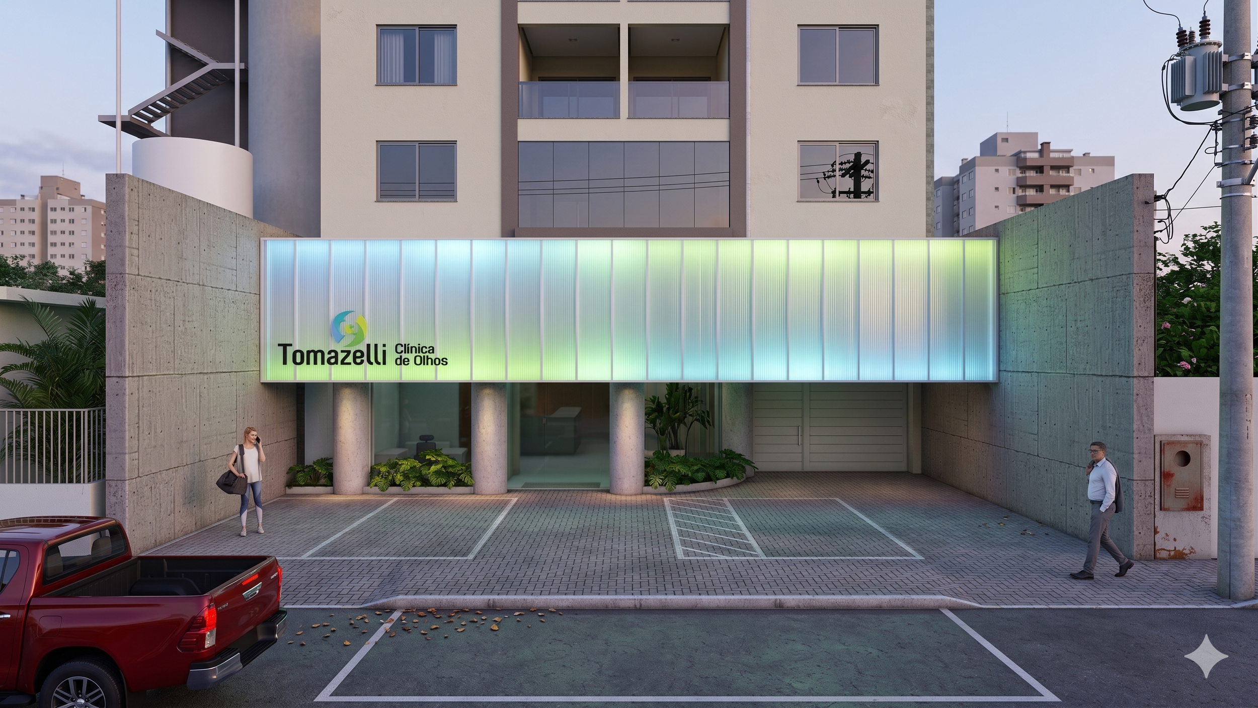 Revitalização de Fachada: Clínica Tomazelli