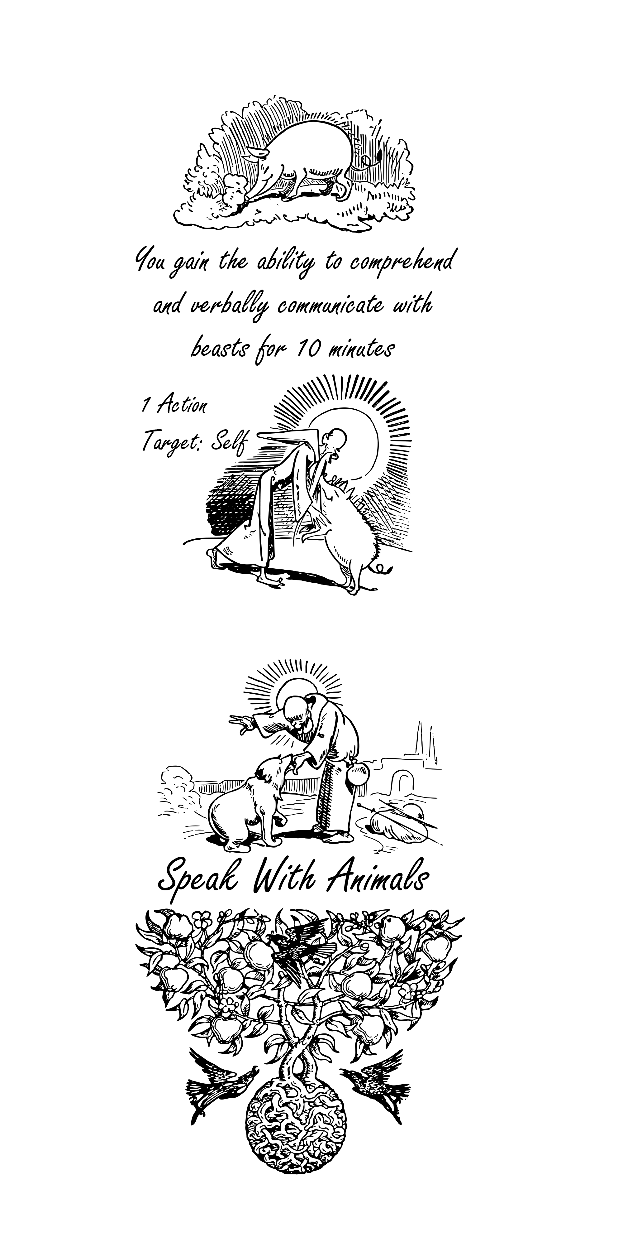 Speak With Animals Scroll - Free Digital Download