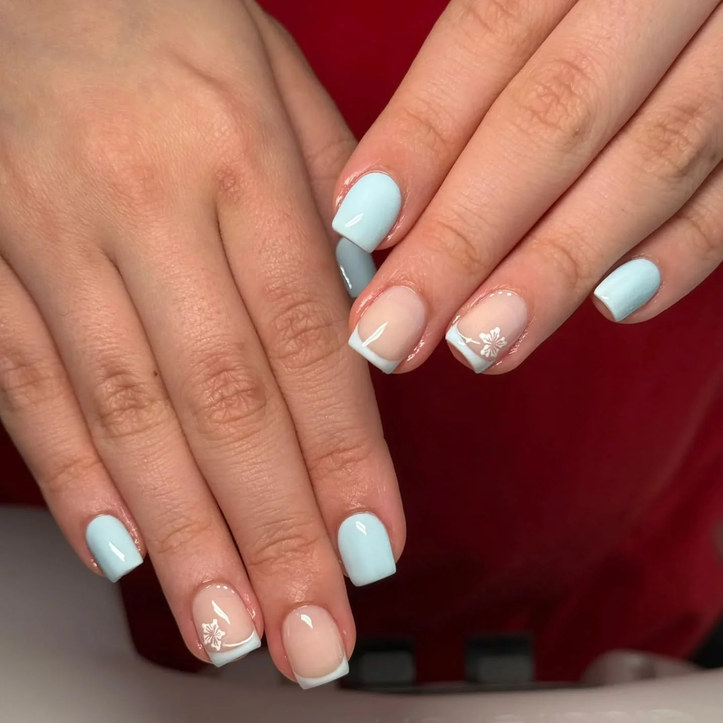 Soft blue Frenchies with delicate floral details ❄️🩵
Clean, classy, and perfect for a fresh everyday look ✨💅🏼
Book your next manicure at Fresh Nail Bar 💗 #FreshNailBar #FrenchTipNails #BlueNails #NailInspo #CoquitlamNails