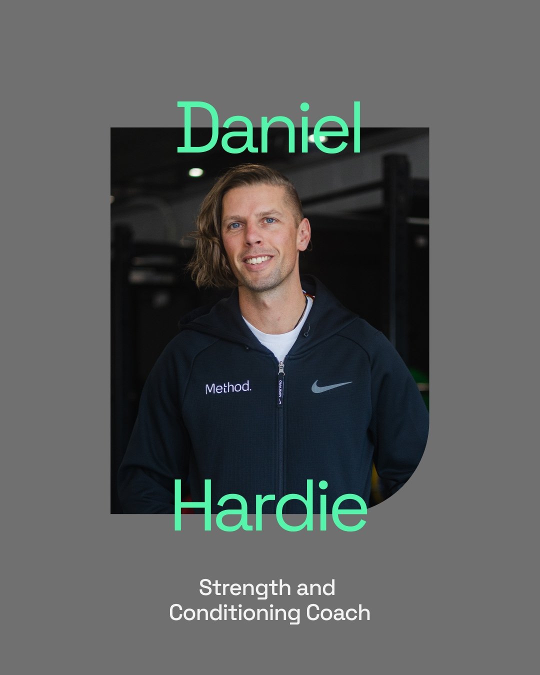 Meet the Team

Daniel Hardie coaches' people to become the most athletic versions of themselves. His clients range from the age of 10 to 80 years old. He helps clients by bringing structure, accountability and consistent results to their training in 