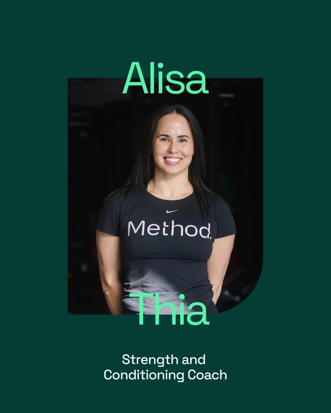 Meet the Team

Alisa&rsquo;s personal passion lies in strength and power development, shaped by her own previous journey as a competitive power lifter and current endeavours in Weightlifting. This gives her unique insight into the mindset and demands