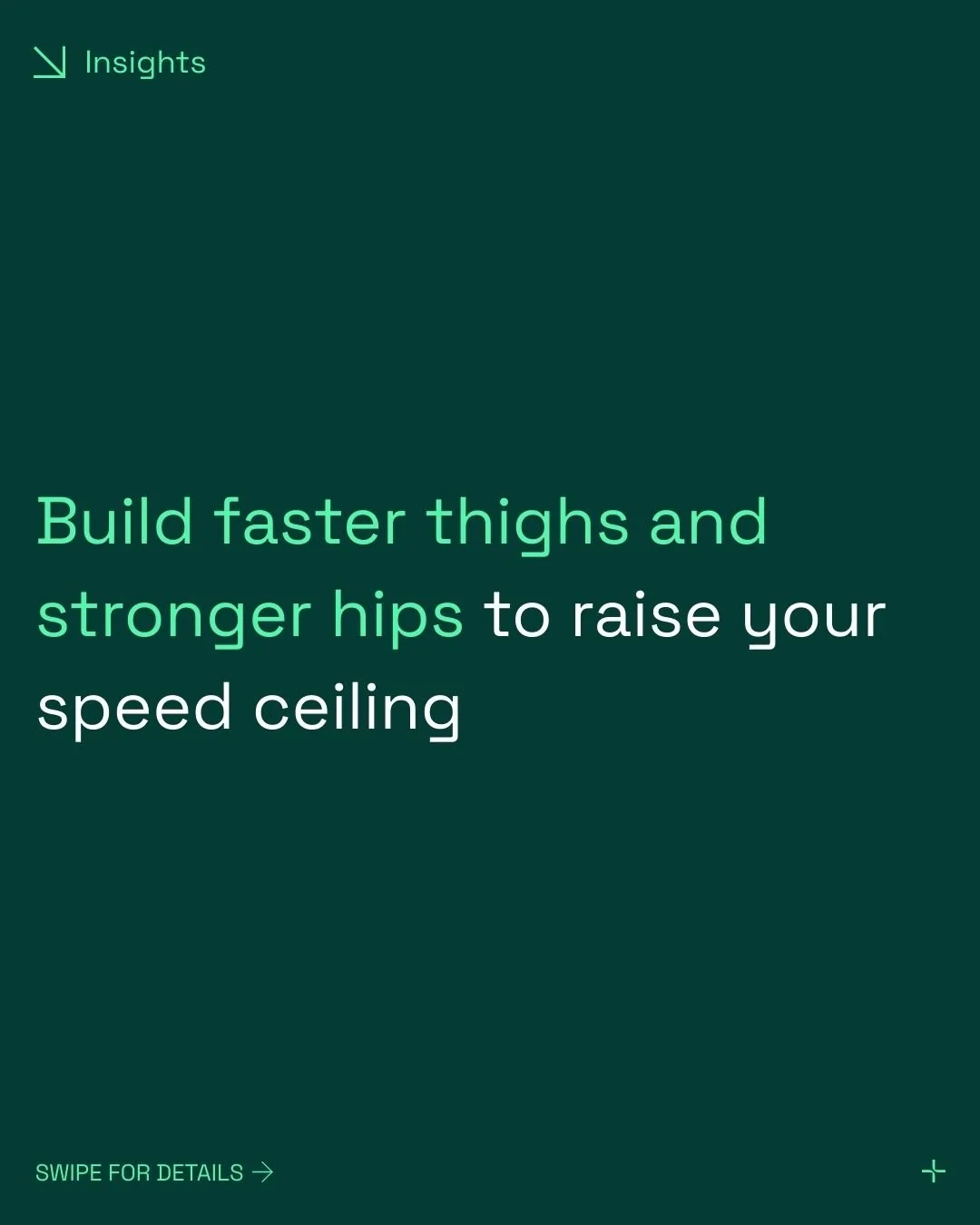 Build faster thighs and stronger hips to raise your speed ceiling

In sports, top-end speed is the gold standard separator, determining the good from the great.

But is purely exposure to running fast enough? 

During sprinting, the thigh is accelera
