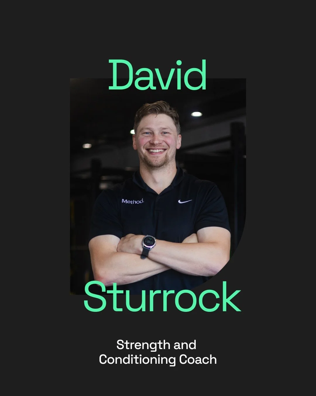 MEET THE TEAM - David Sturrock 🤝

As a PhD Candidate, Strength &amp; Conditioning Specialist, and founder of Method Performance &amp; Rehab, David has worked extensively with national and international athletes, integrating scientific research into 