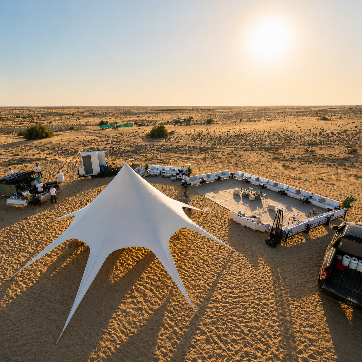 Desert Setup - 80 Pax
